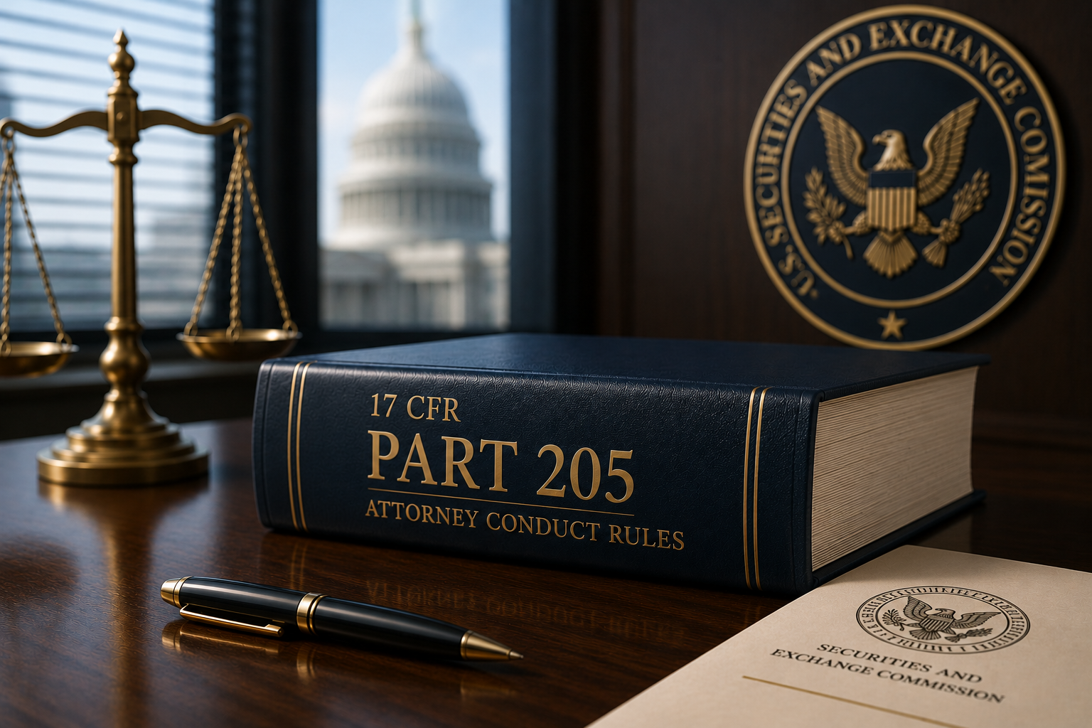 17 CFR Part 205 Explained: SEC Attorney Conduct Rules, Reporting Up-the-Ladder, Issuer Representation, Supervisory Duties, and Attorney Discipline