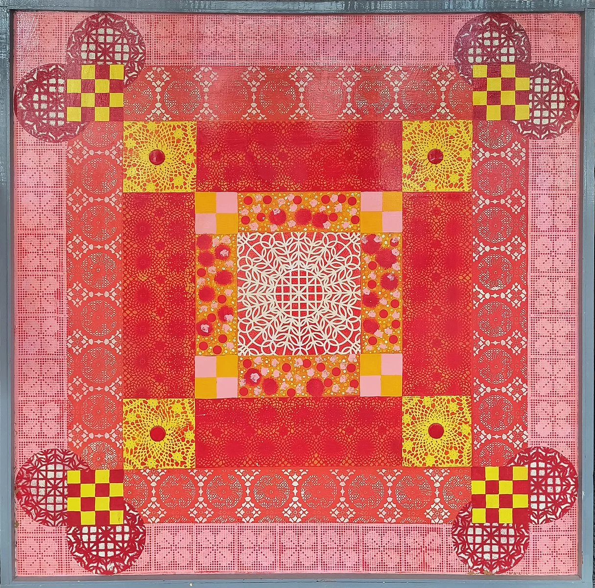 Margaret Wenstrup - Untitled (Patterned Collage), 1998