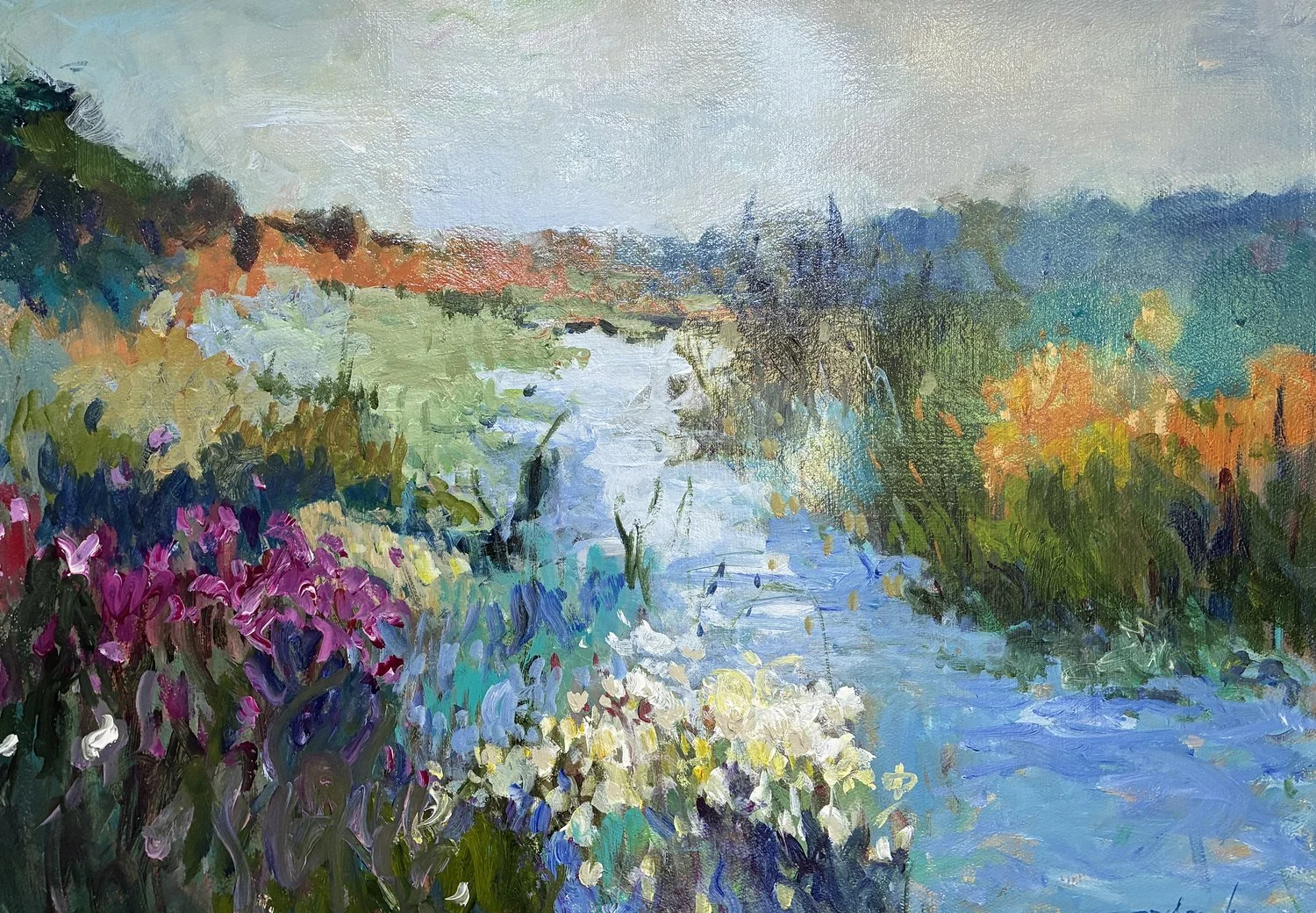 Ellen Diamond - Wildflowers at the Shore