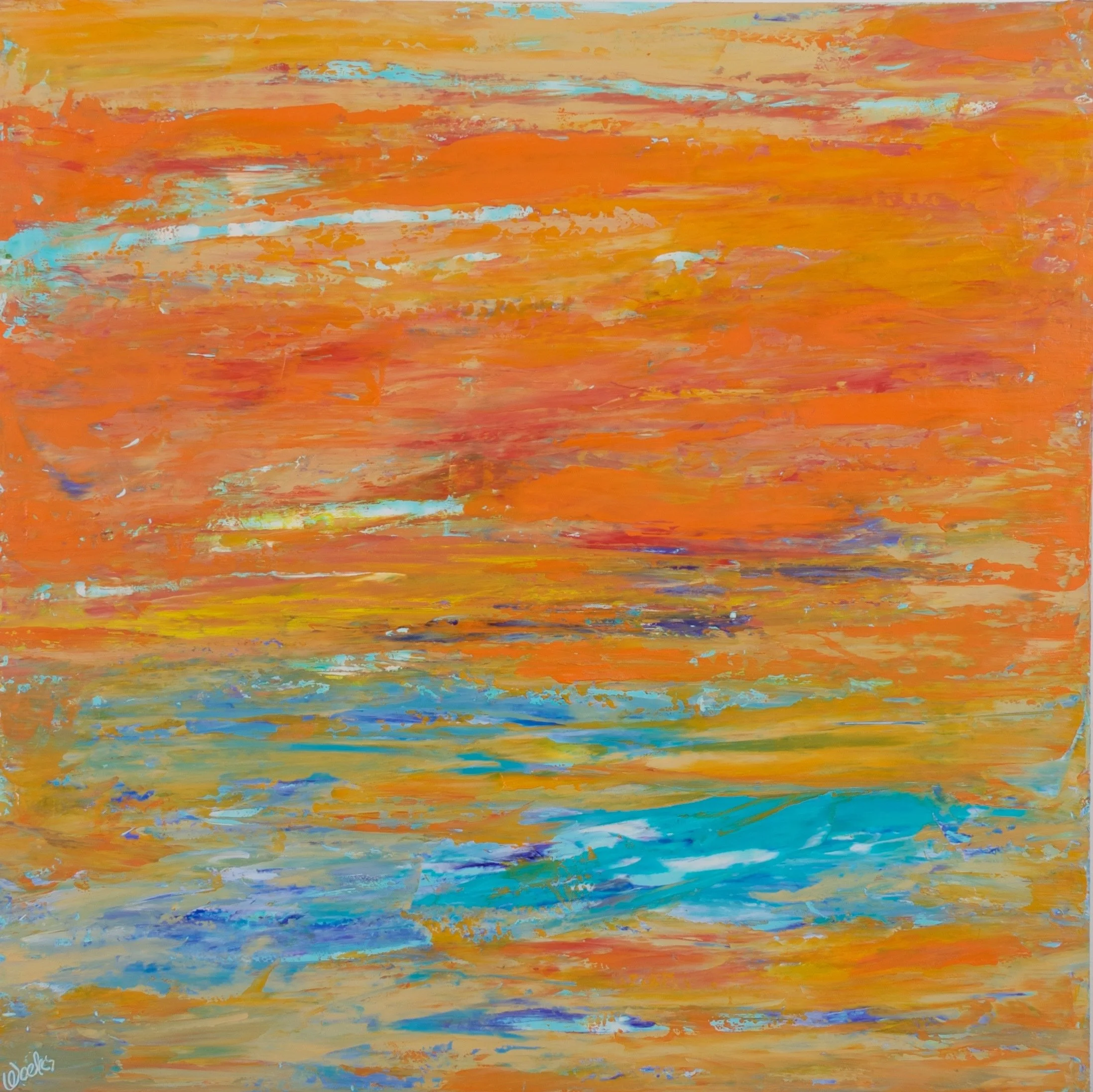 Trish Weeks - Tangerine and Teal