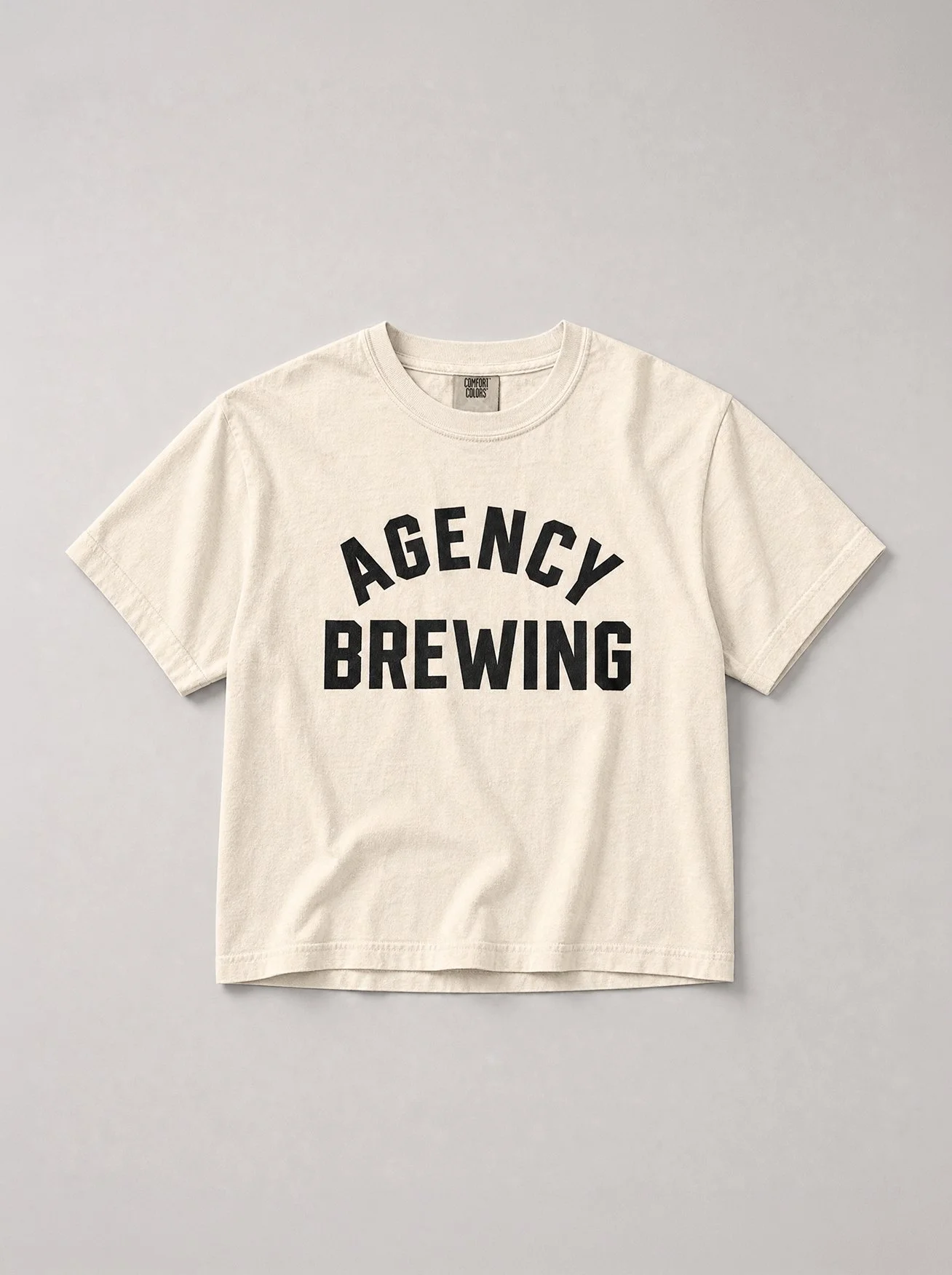 AGENCY BLOCK CROPPED TEE