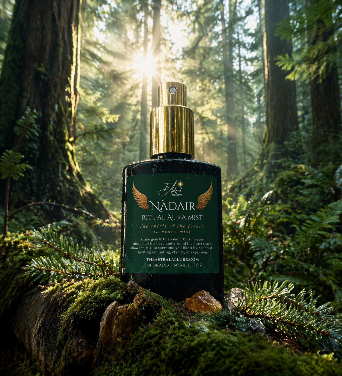 NÀDAIR Aura Mist | Nature-Infused Spirit & Space Purifier