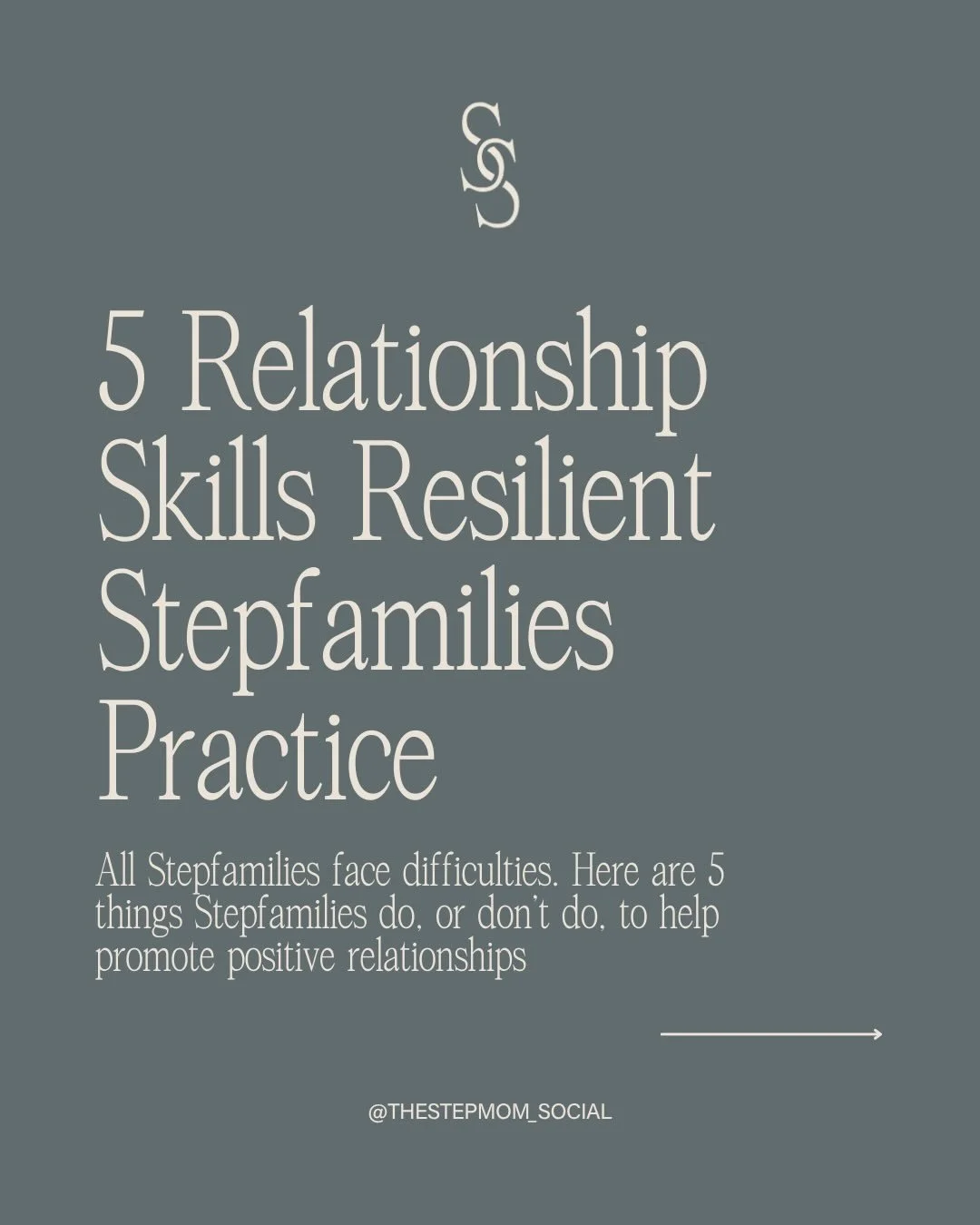 Resilient stepfamilies are built over time through practice. They don&rsquo;t have to be perfect to be resilient. 

Save this for the days when  you are wondering if you are doing enough as a Stepmom or are feeling lost or overwhelmed when difficulti
