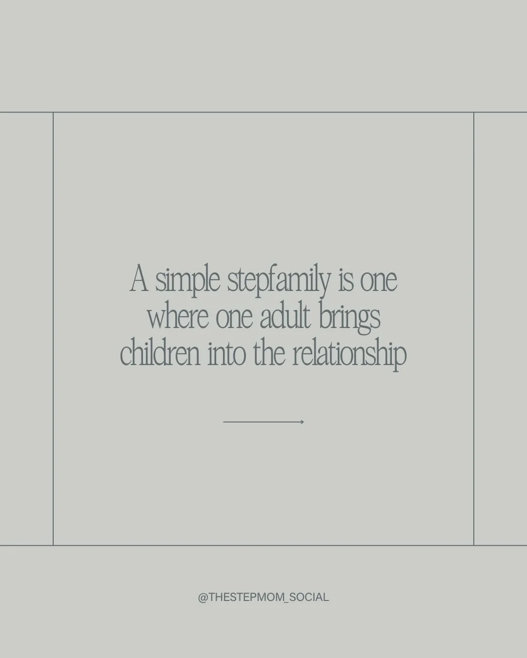 A simple stepfamily is defined as one where one adult brings children into the relationship. In a complex Stepfamily both adults bring children into the relationship.

When there are children from another relationship, the adult and accompanying chil