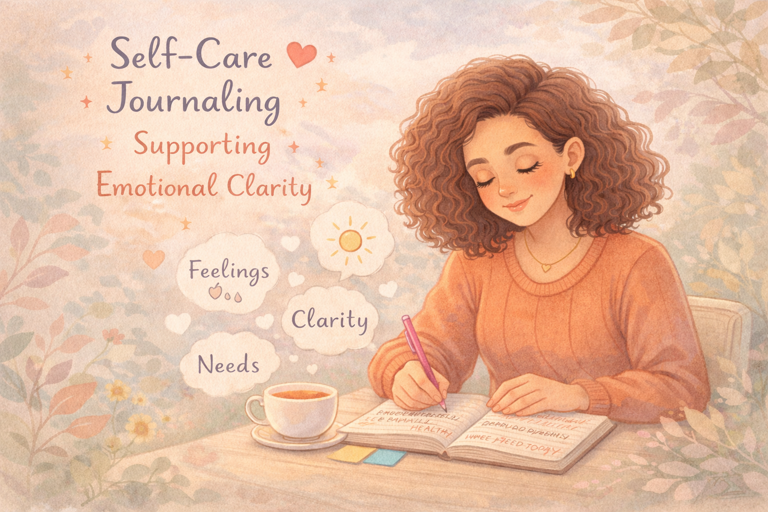 self-care journaling supporting emotional clarity