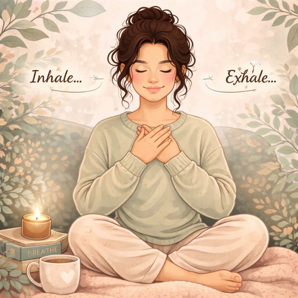 calming the nervous system through mindful breathing