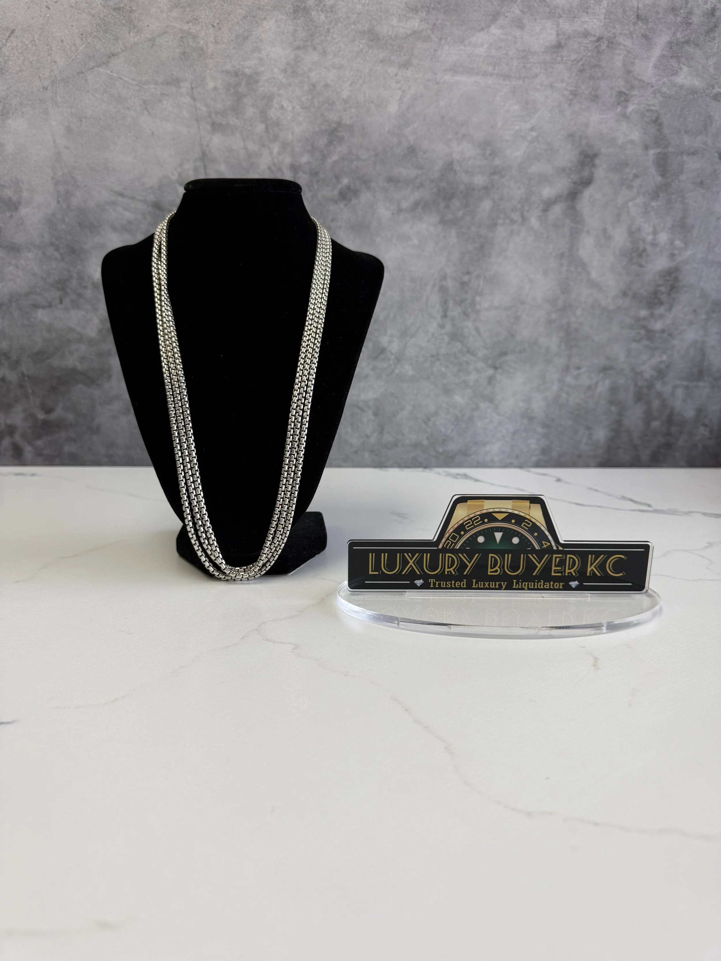 David Yurman Extra Long Box Chain