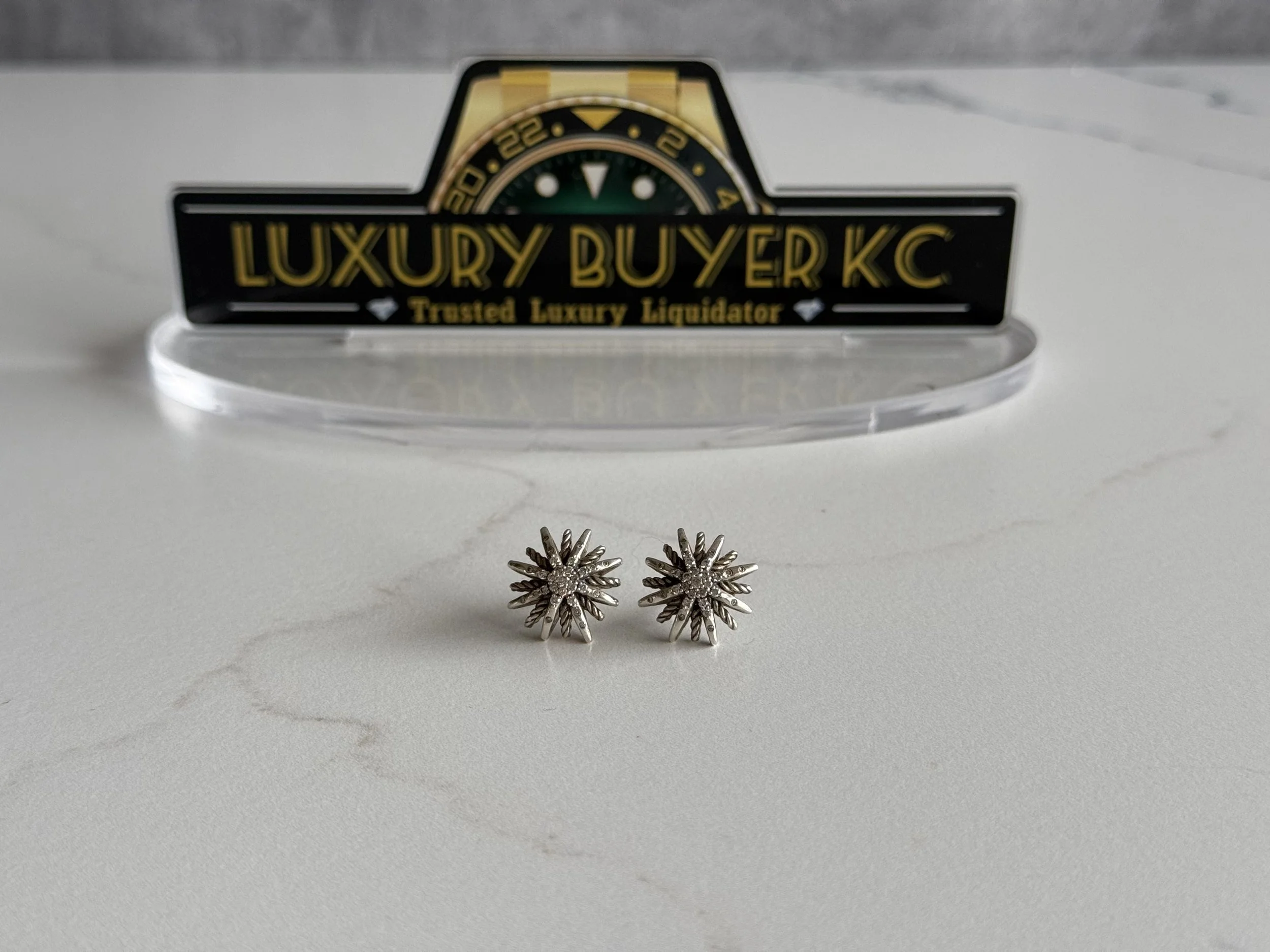 David Yurman Starburst Stud Earrings