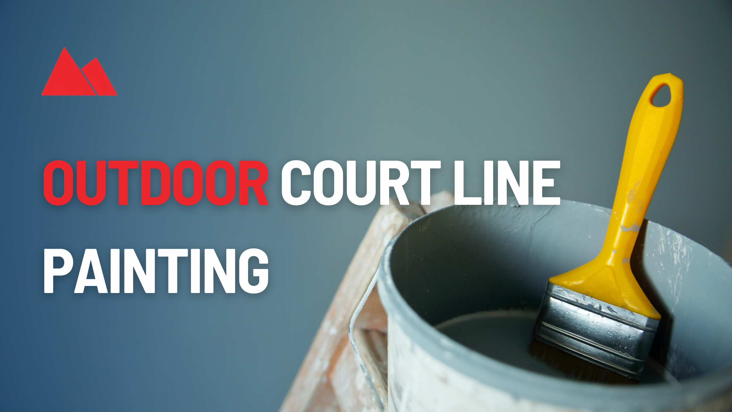 Outdoor Court Line Painting