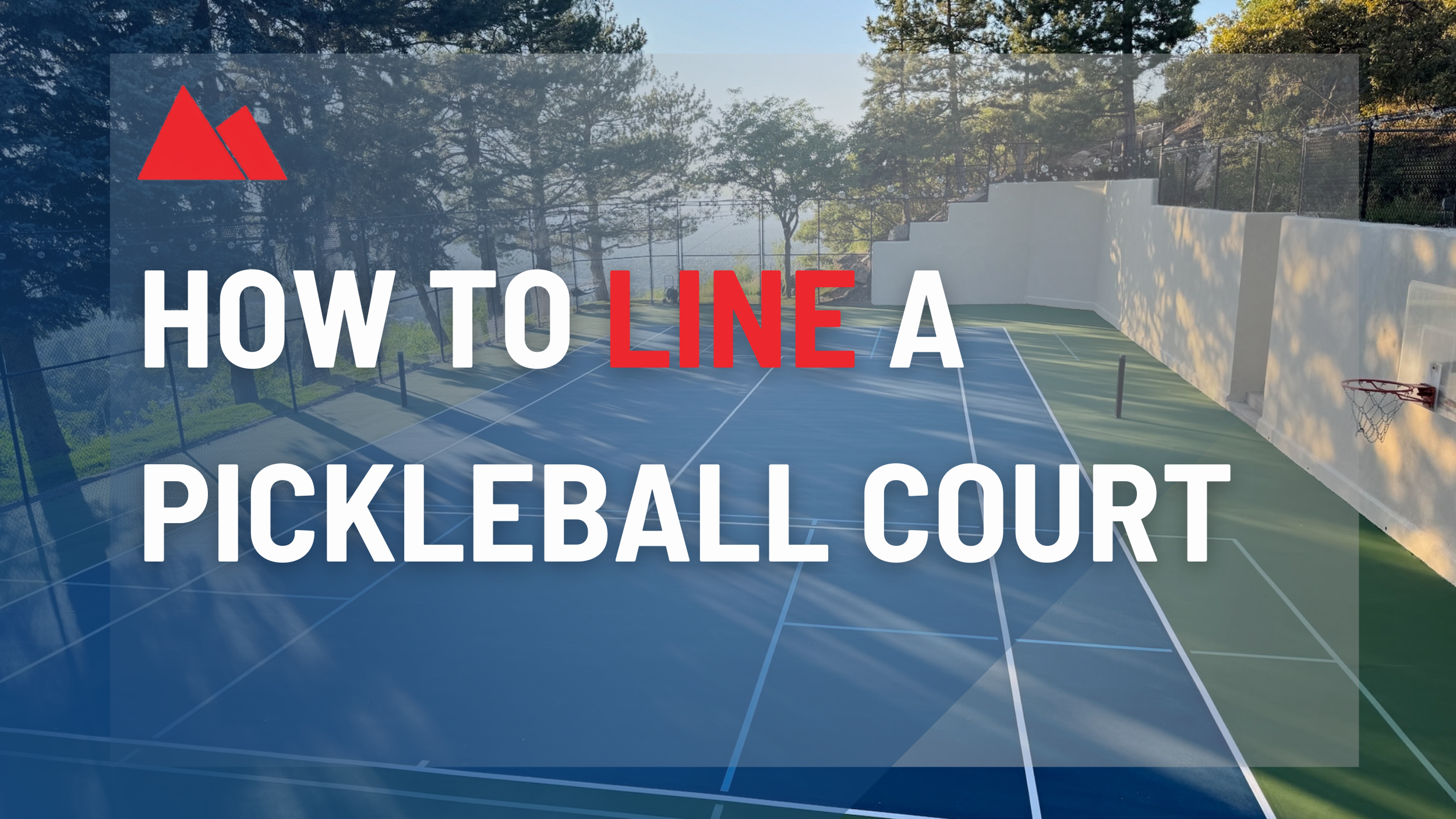 How to Line a Pickleball Court
