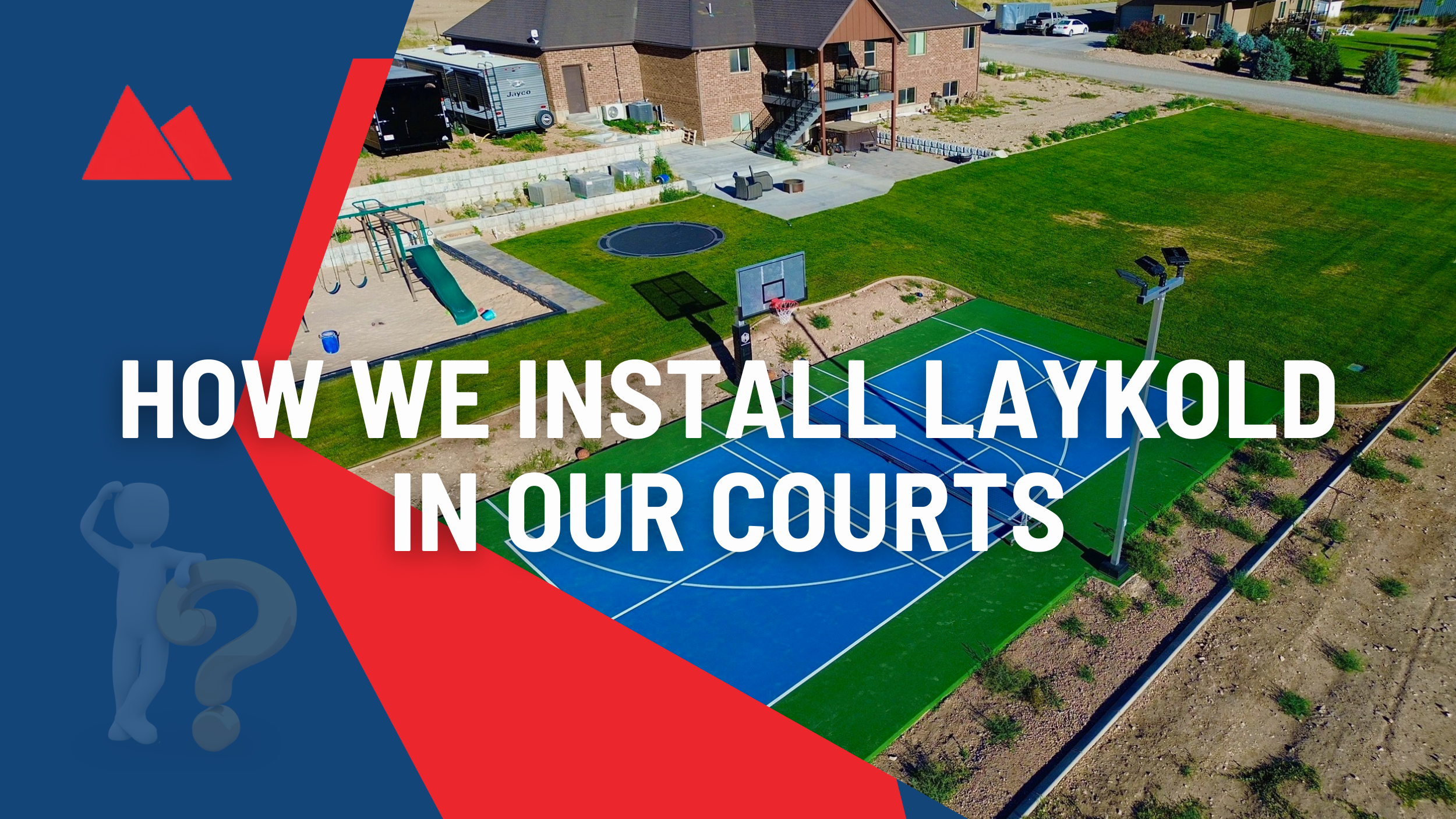 How We Install Laykold in Our Courts