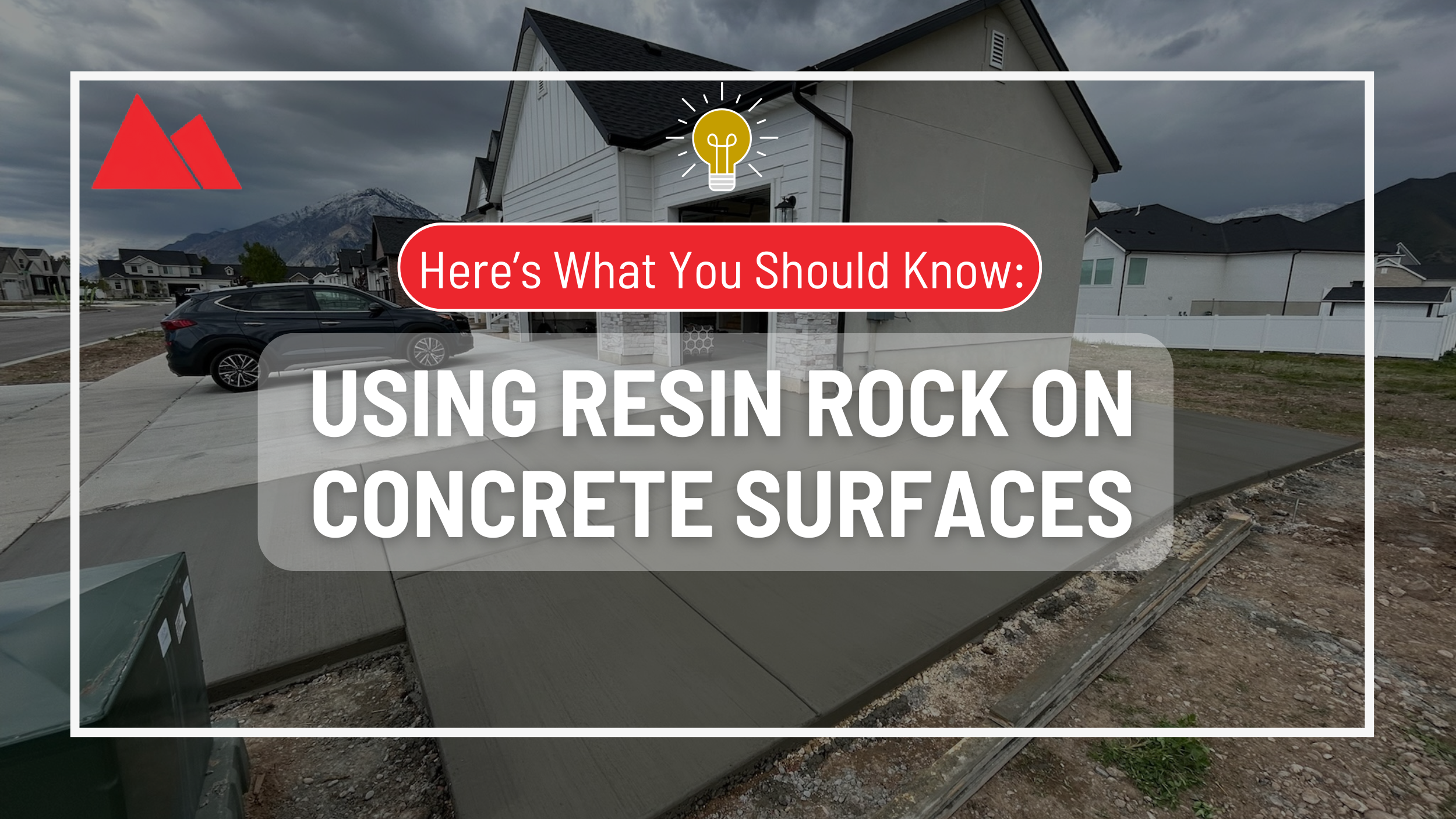 Here’s What You Should Know: Using Resin Rock on Concrete Surfaces