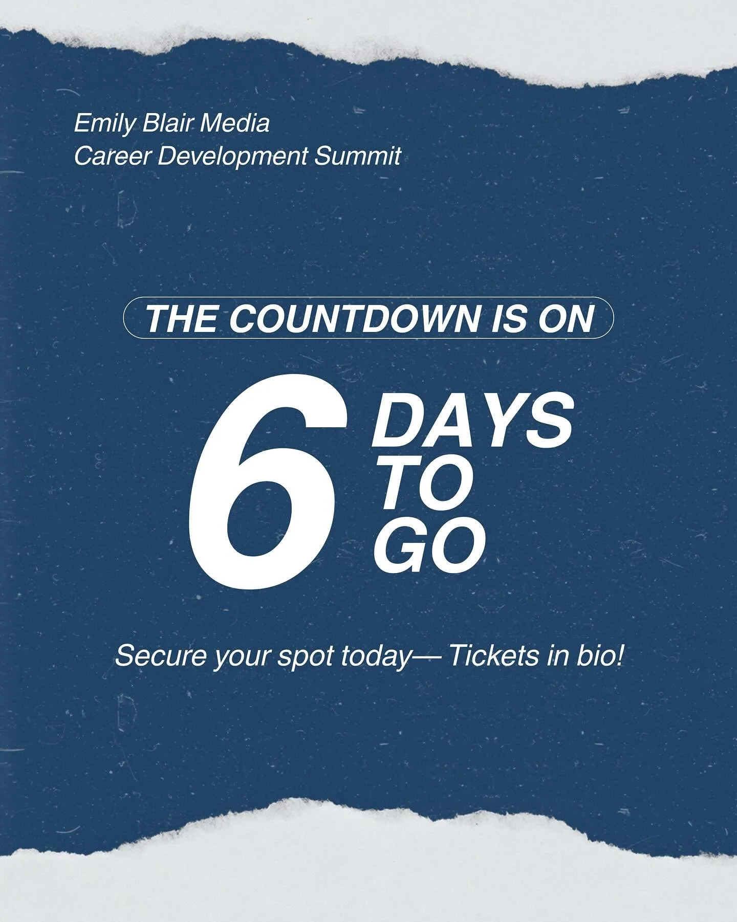 Have you gotten your ticket to the EBM Career Summit yet? If not, now is the time because we&rsquo;re doing a flash sale!!! The last of the tickets are now 50% at the link in our bio. Come network with us and some of the most successful people in spo