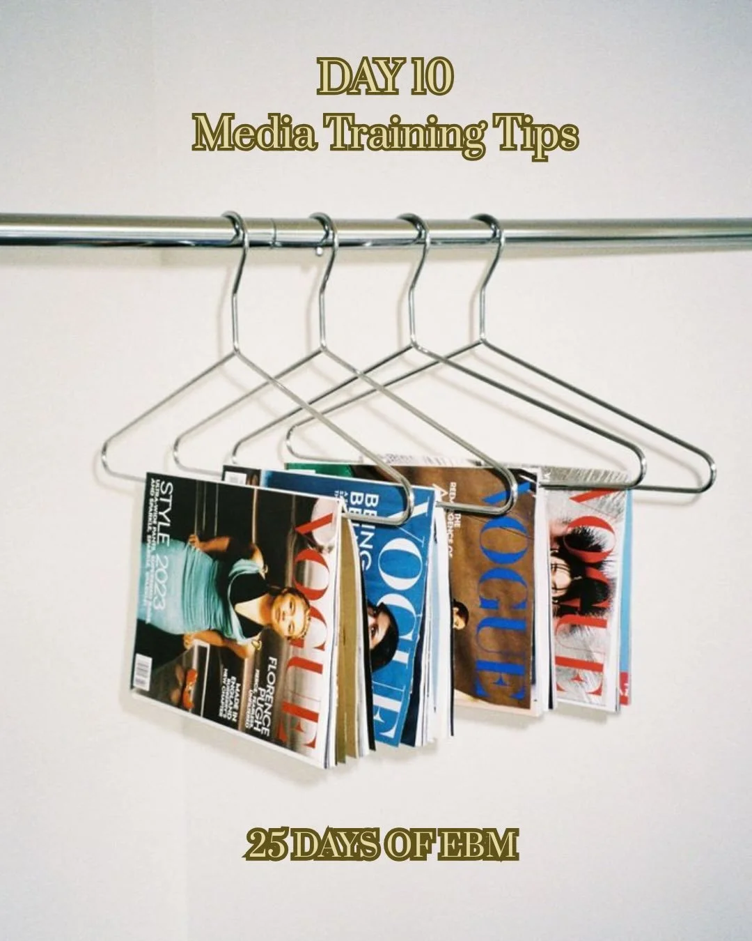 25 Days of EBM: DAY 10! 📸 Media Training Tips 📸 from the team&hellip; take notes! Media training for clients is so important and something we truly take pride in being led my @emilyblairmarcus, who was formerly a reporter for Us Weekly. Here are ju