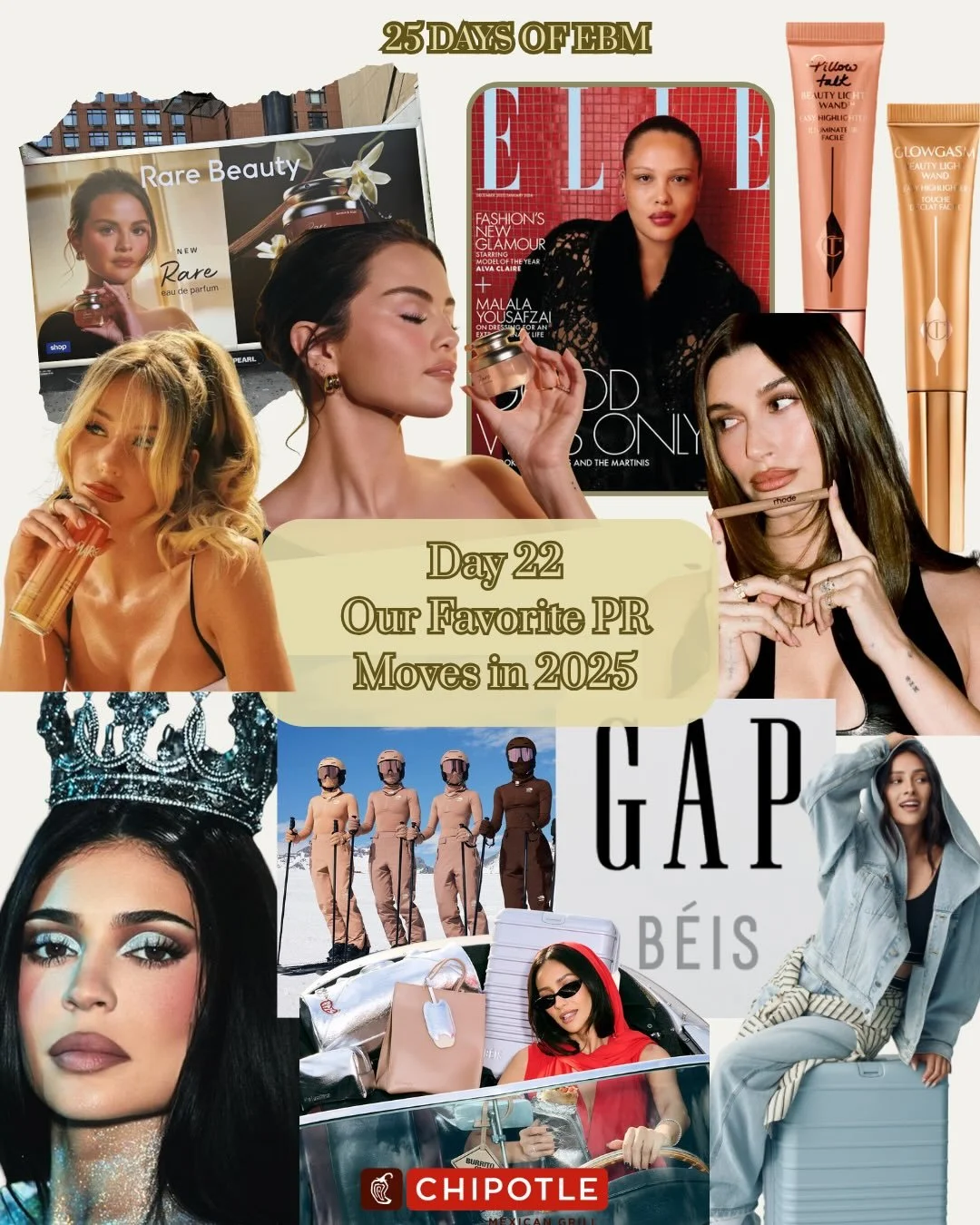 PR and digital marketing leveled UP in 2025. These are a look at some of our favorite PR moves and marketing campaigns this past year. Excited to see where the trends take us in 2026!