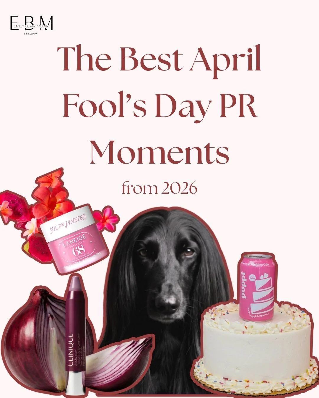 April Fool&rsquo;s or PR genius?

From Poppi teasing a wedding cake soda to Dyson&rsquo;s luxury pet beauty range, brands used humor this year to spark real engagement. Add in a dream collab from Laneige x Sol de Janeiro and Clinique&rsquo;s playful 