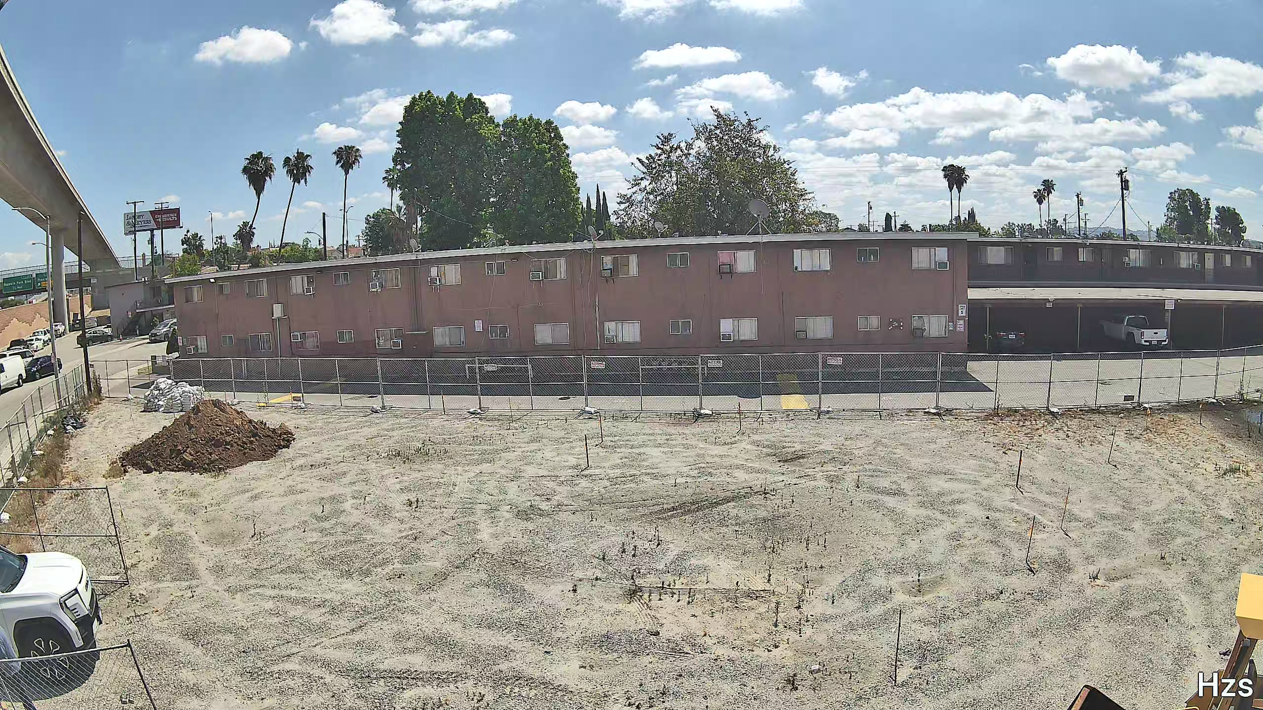 Prepared construction site for a multifamily ground-up project in Baldwin Park