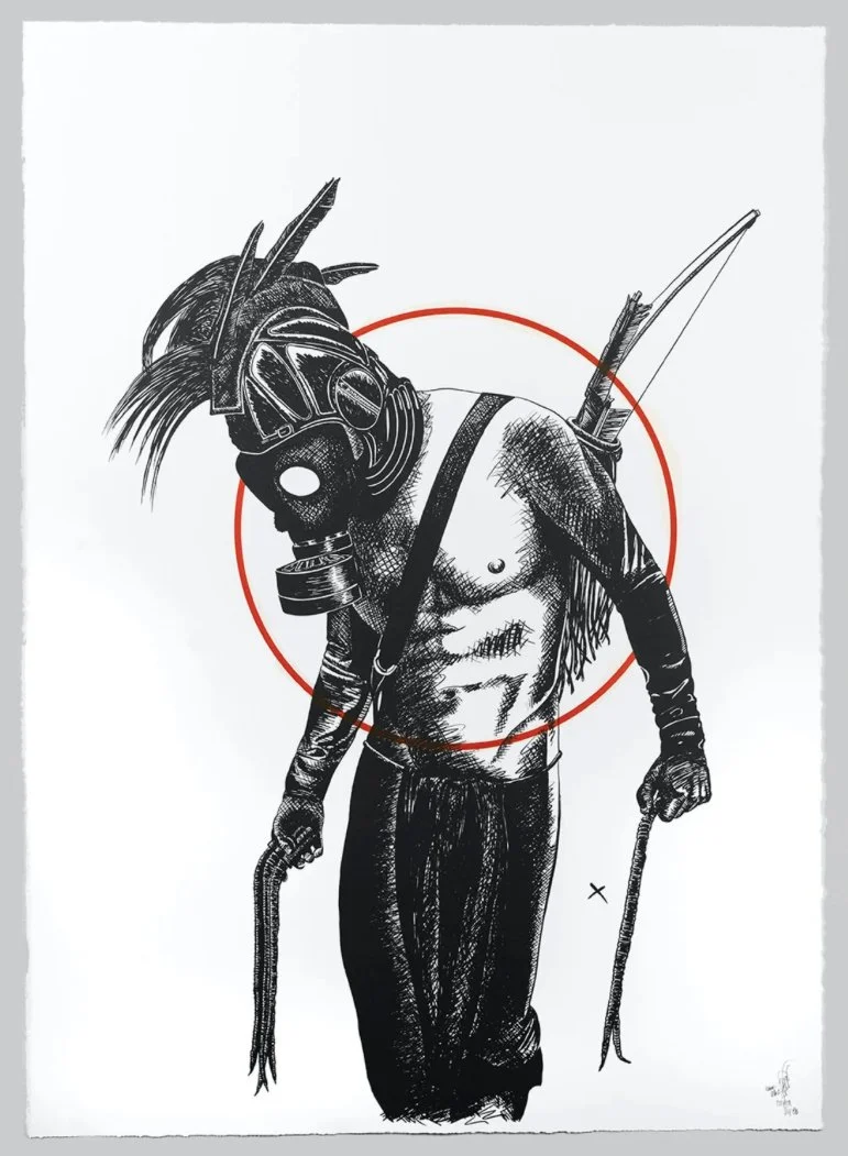 VIRGIL ORTIZ | Lee-Tho, Recon of the North Realm Rez Spine Watchmen, 2020