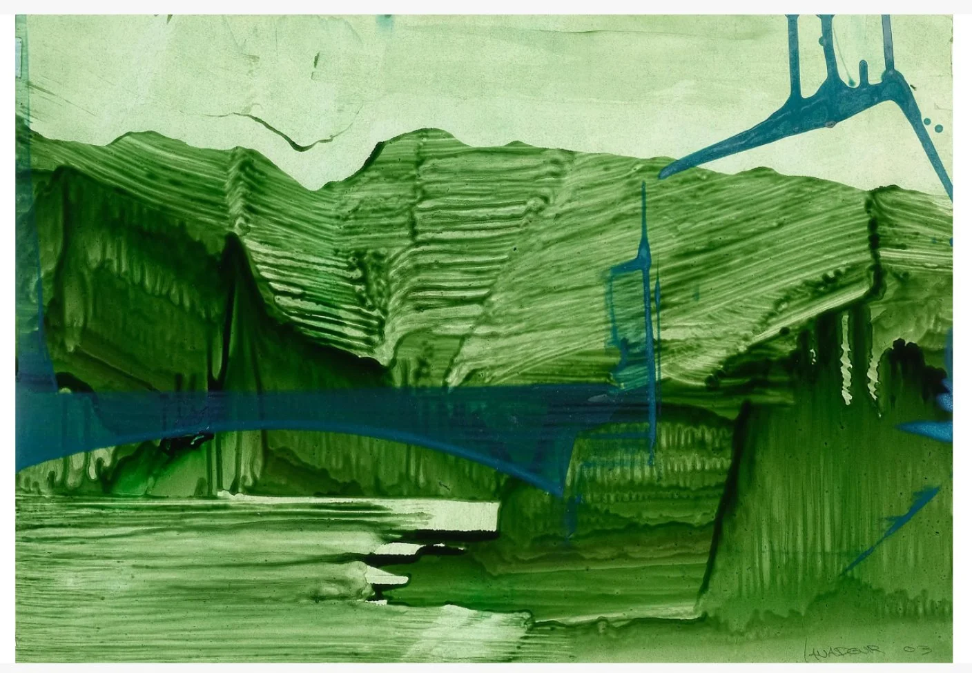 JAMES LADAVOUR | Untitled (Blue Ridge), 2003