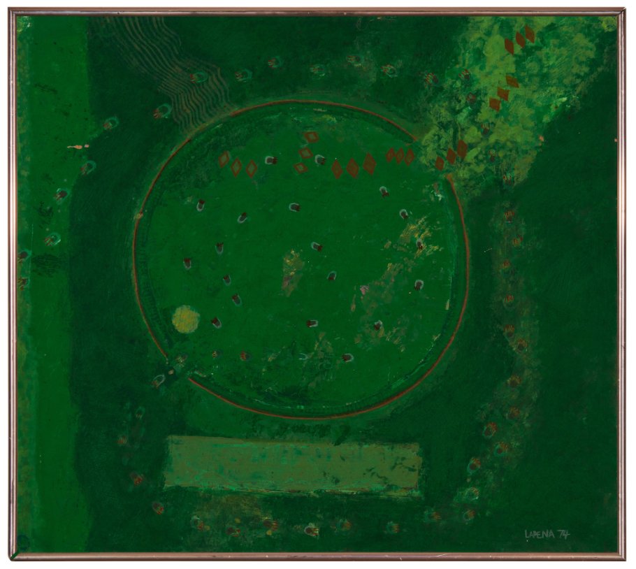 FRANK LA PEÑA | Abstract In Greens, 1974