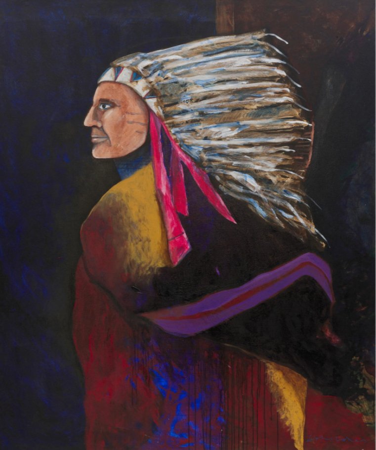 FRITZ SCHOLDER | Brave Indian, 1990