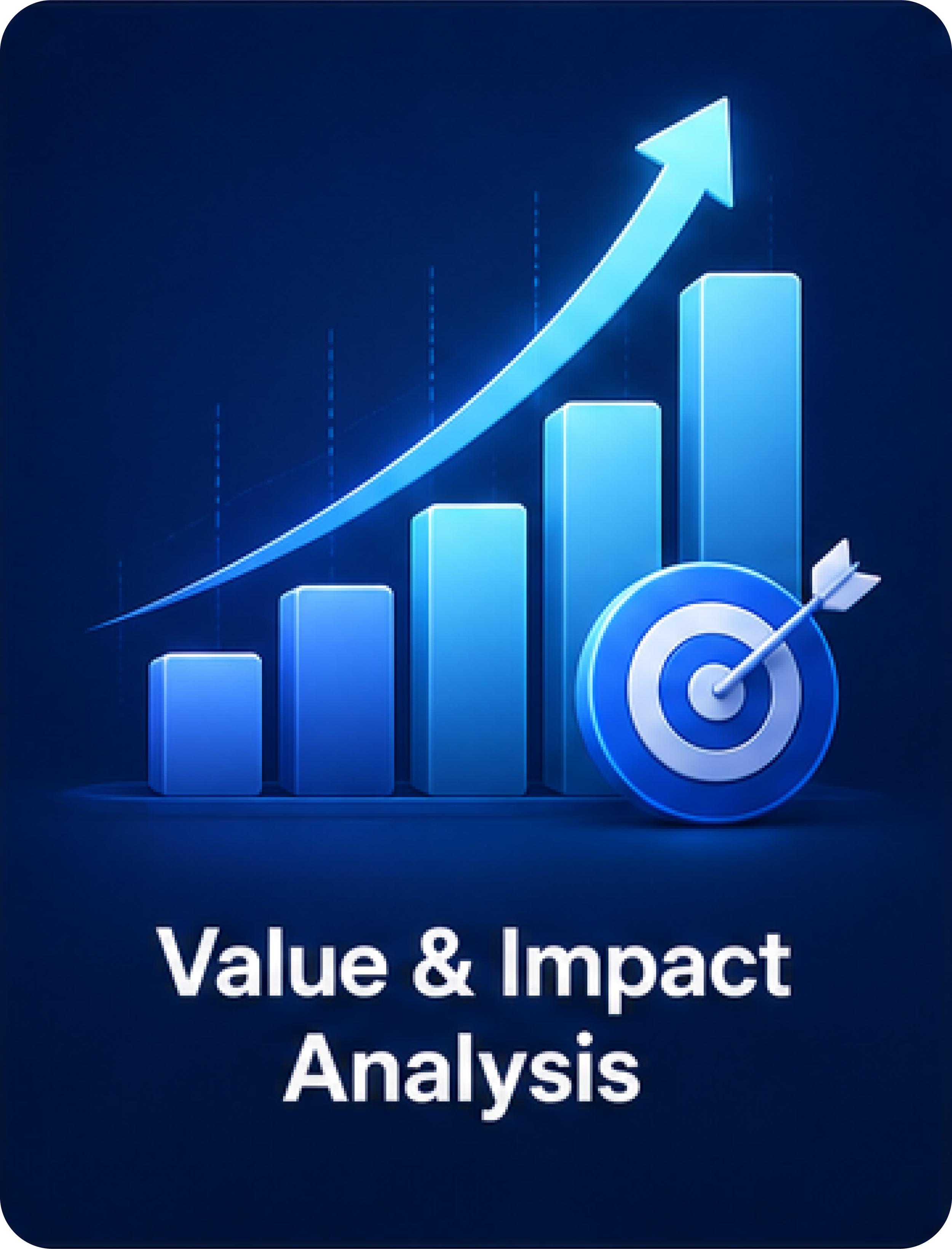 Build a compelling business case by identifying high-value AI opportunities, estimating potential benefits, and aligning initiatives with strategic objectives.