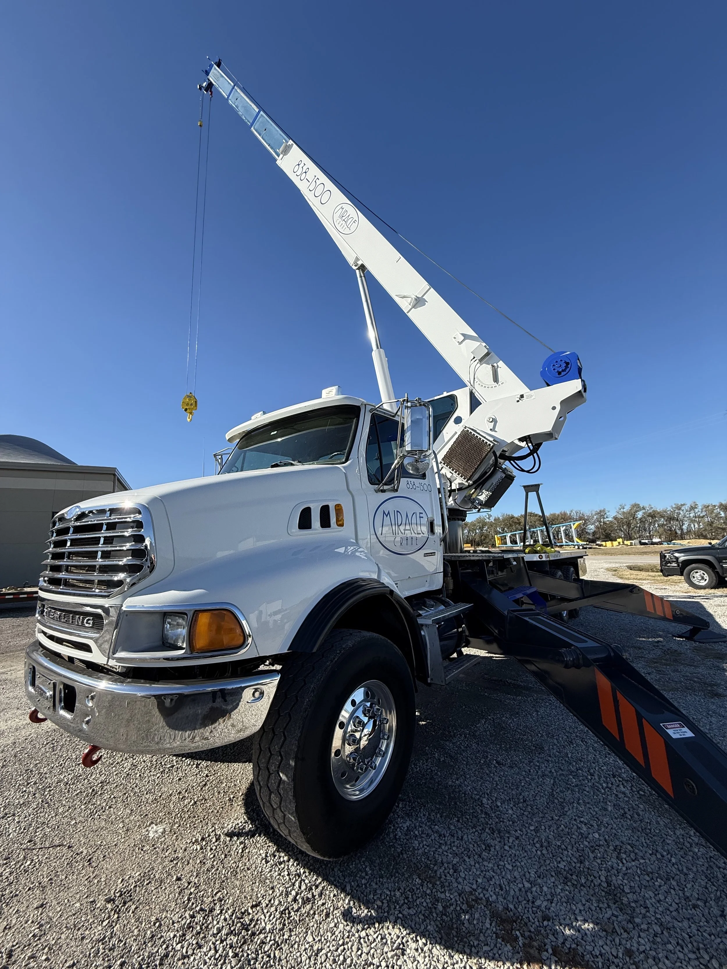 One of Miracle Crane's mobile cranes.