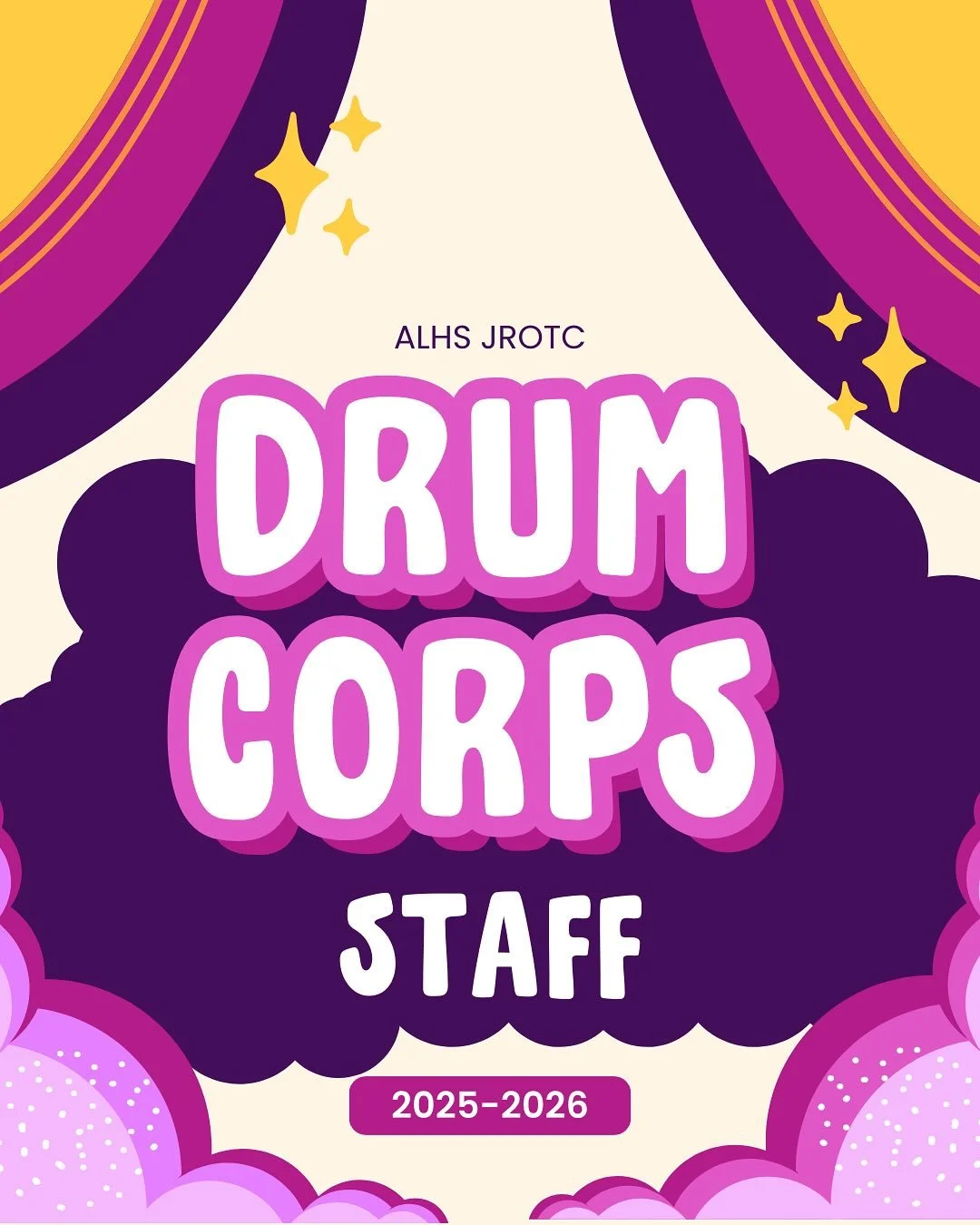 Introducing the 2025-2026 Drum Corp Staff!!!!
@alhsdrumcorps