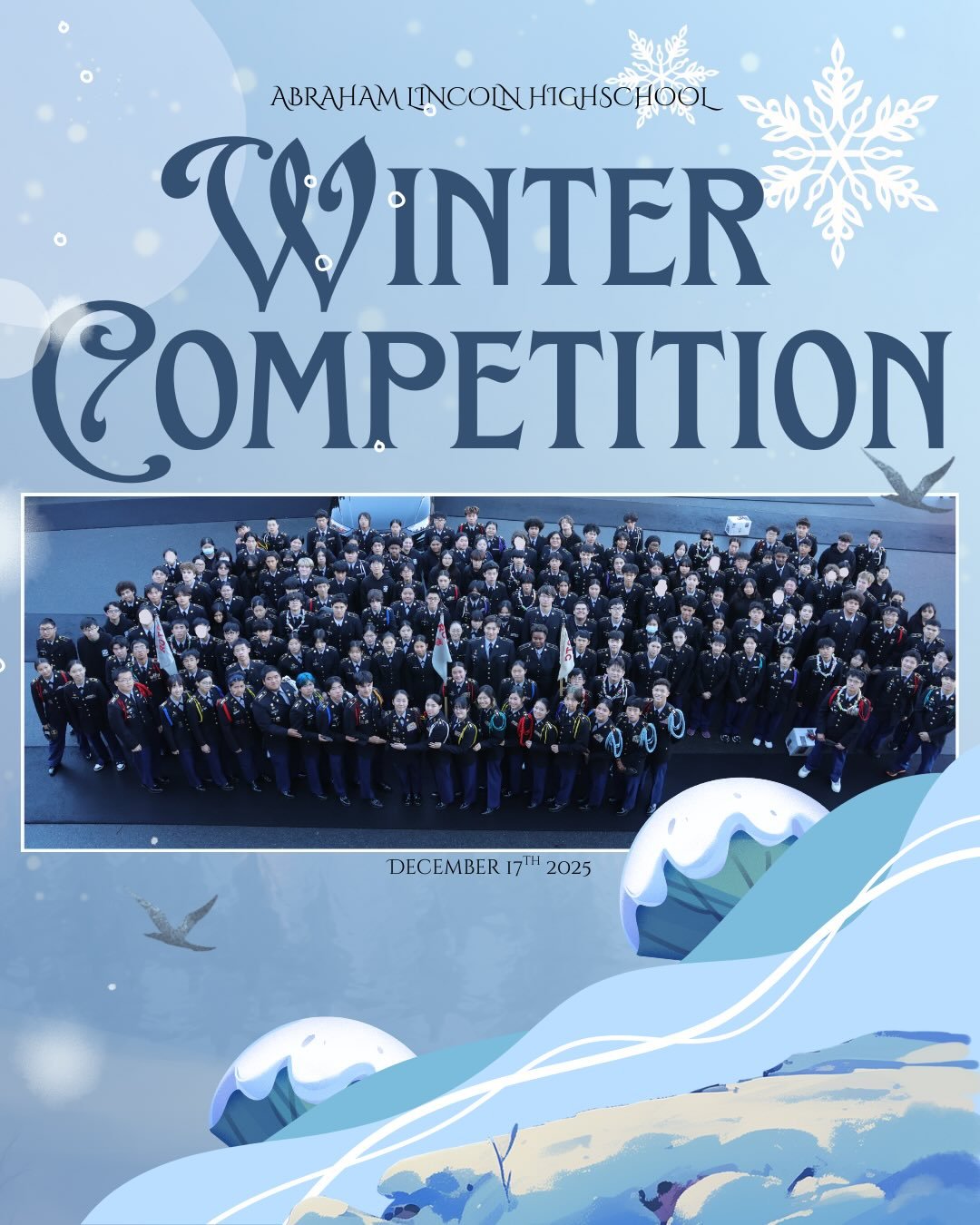 Thank you so much to all who supported our cadets through the Lincoln JROTC 2025 Winter Competition. Congratulations to all who competed and won!! were looking forward to another great year!!!!