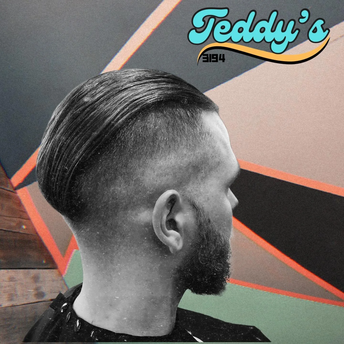 ✂️ by Chris 
🐻💈
#barbershop #barbergang #slickback #teddys3194 #menshair #hairgamestrong #melbournemade