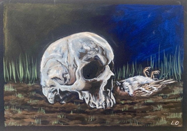 Gouache on paper- 8.3''x11.7'' SOLD