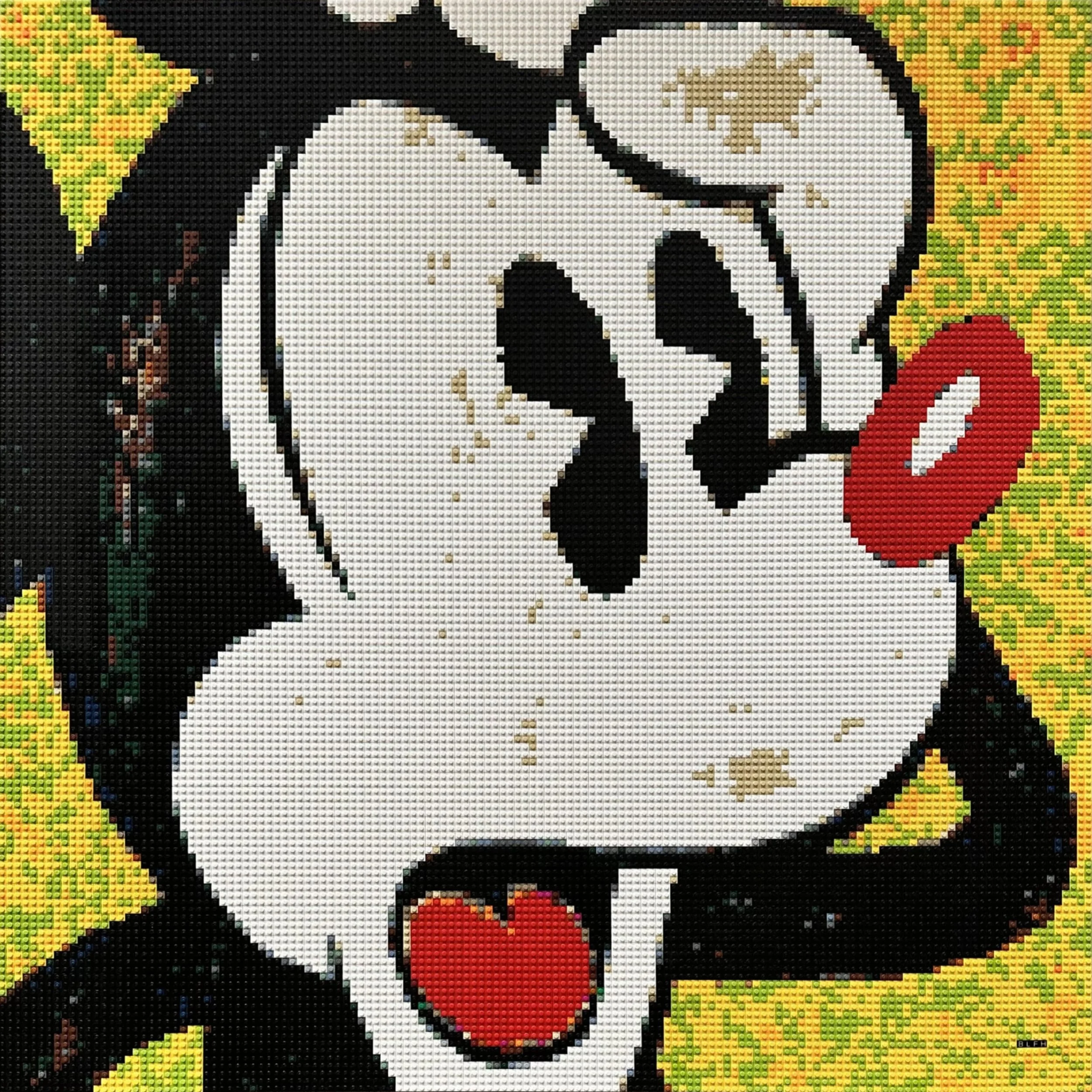8"x8" Acrylic Mosaic Block - Mr Oh No