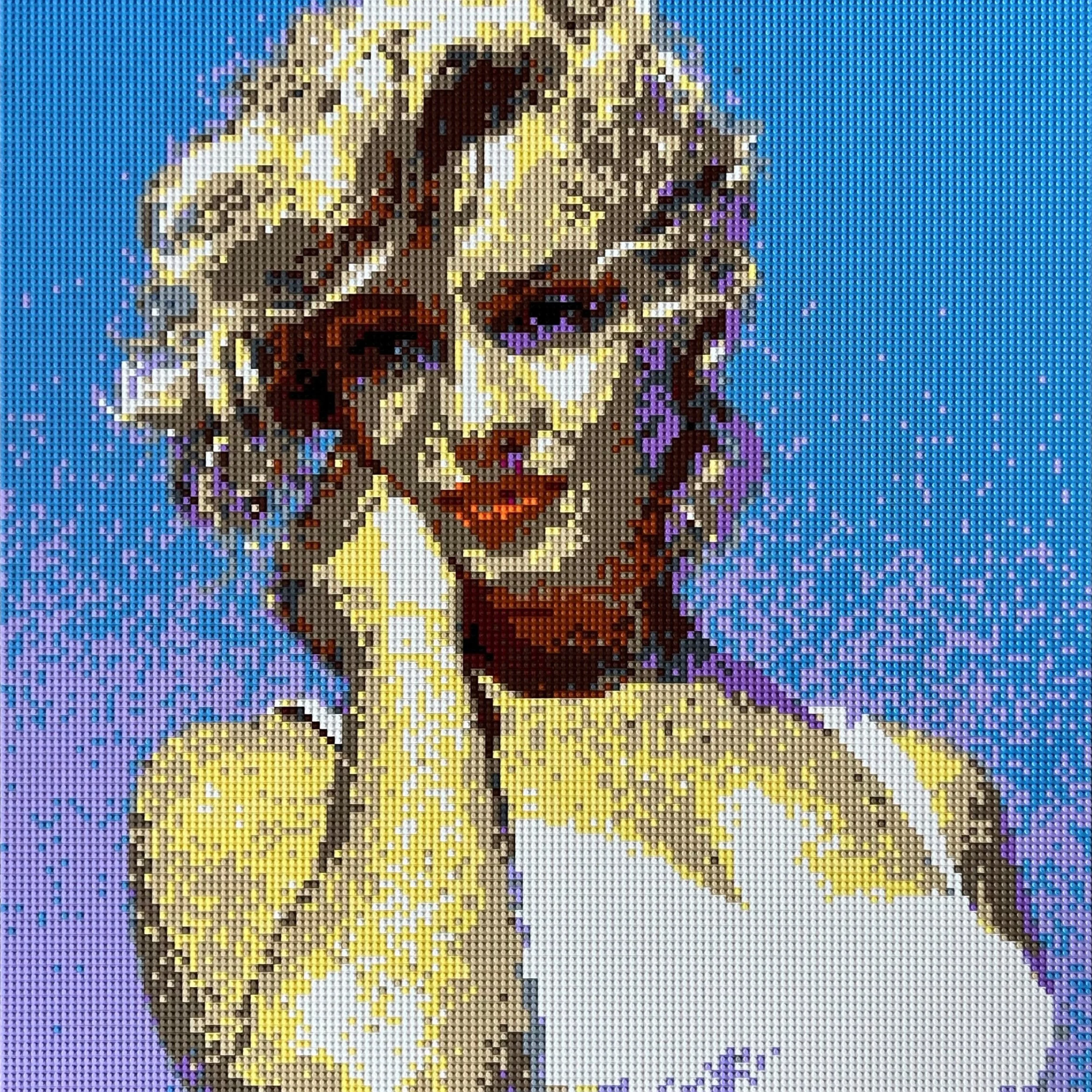 8"x8" Acrylic Mosaic Block - The Beach