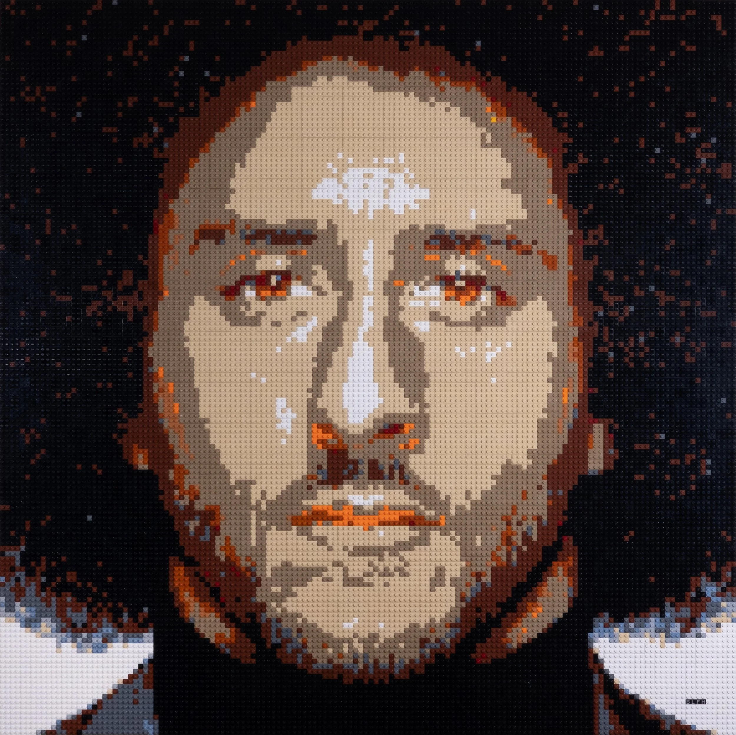 8"x8" Acrylic Mosaic Block - Kaeptain America