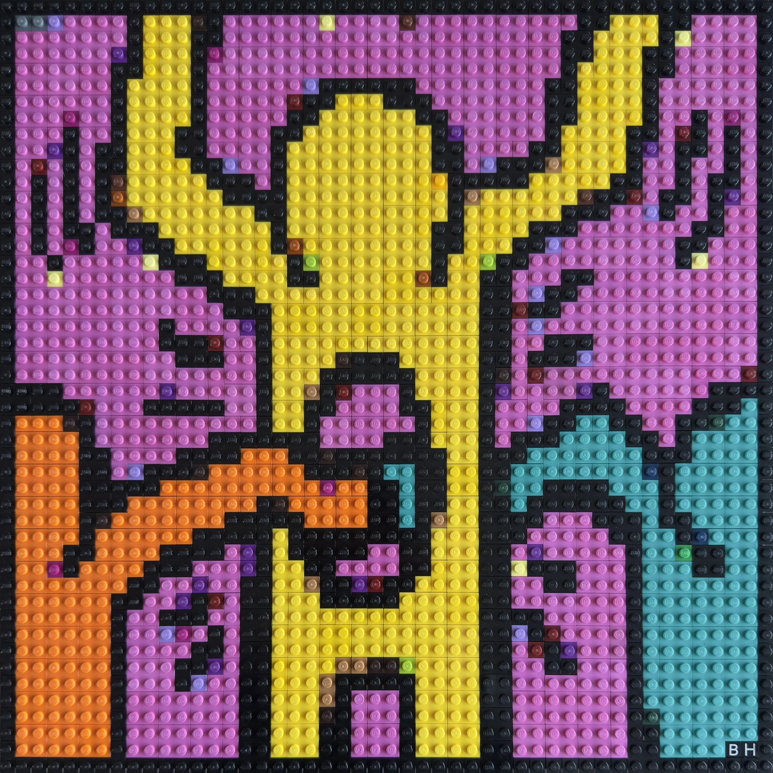 8"x8" Acrylic Mosaic Block - Connection