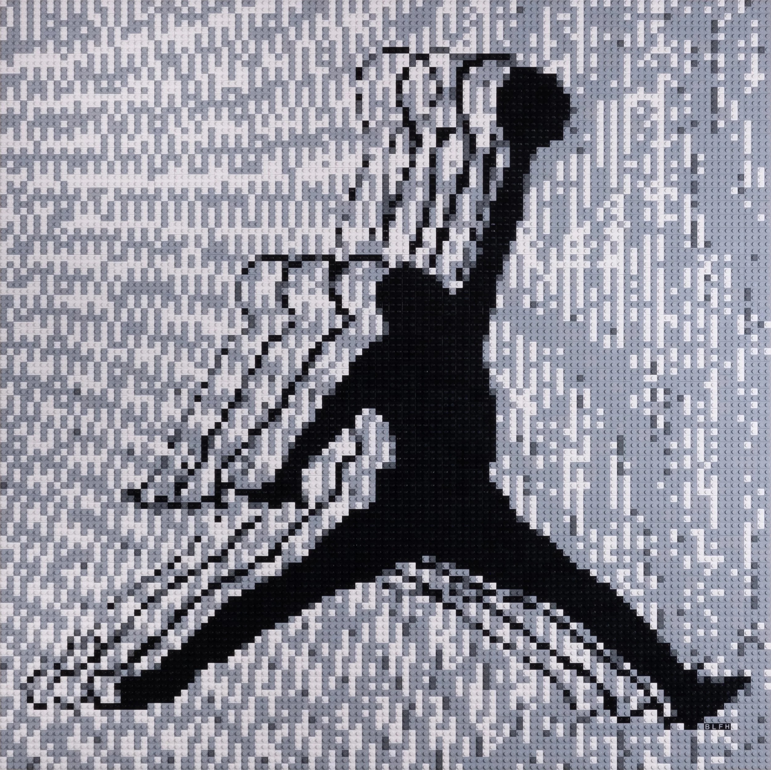 8"x8" Acrylic Mosaic Block - Jumpman Jumpman Jumpman Jumpman