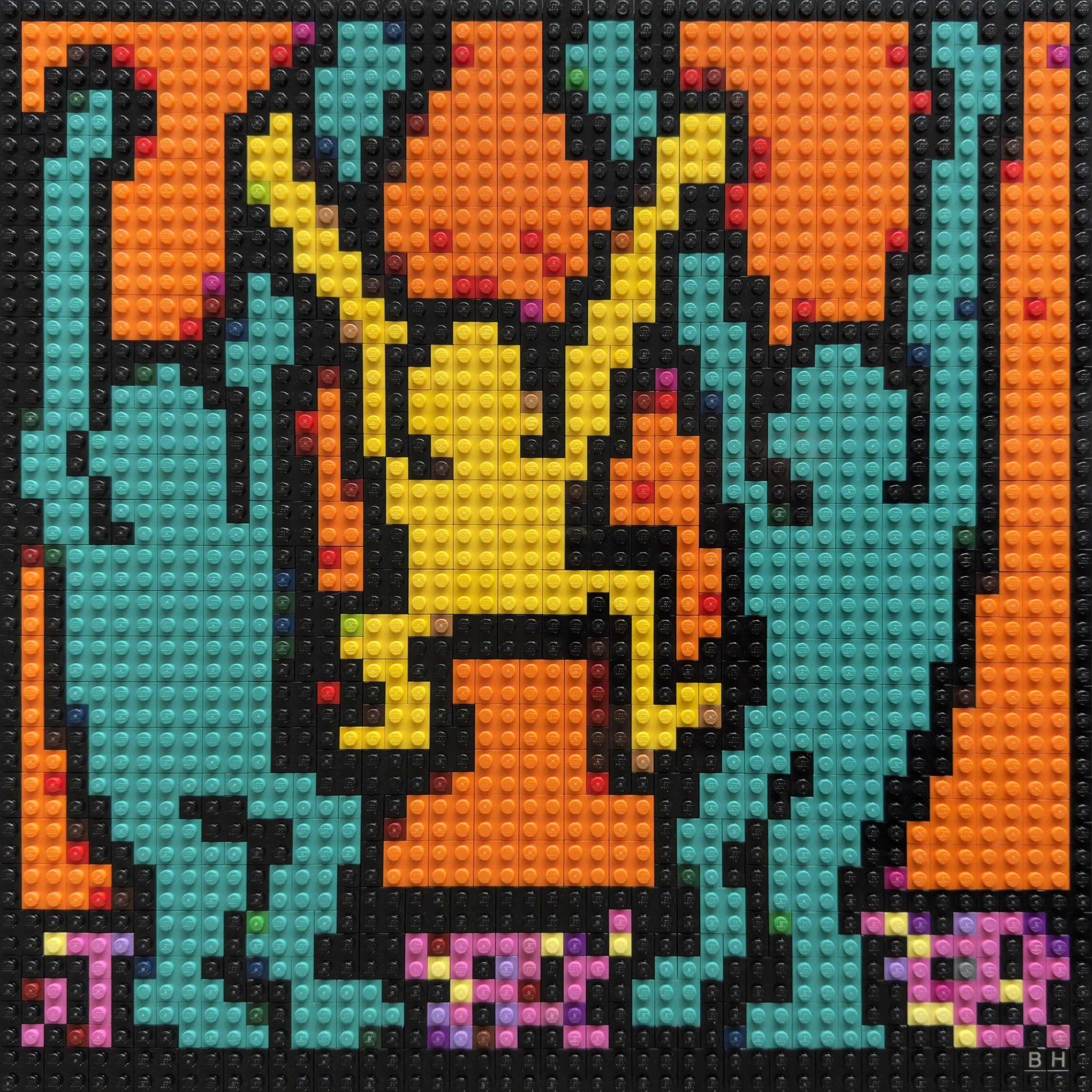 8"x8" Acrylic Mosaic Block - Family