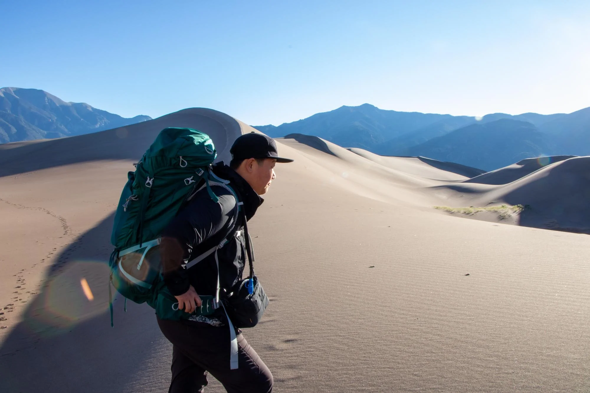 LGBTQ Hiker at Great Sand Dunes