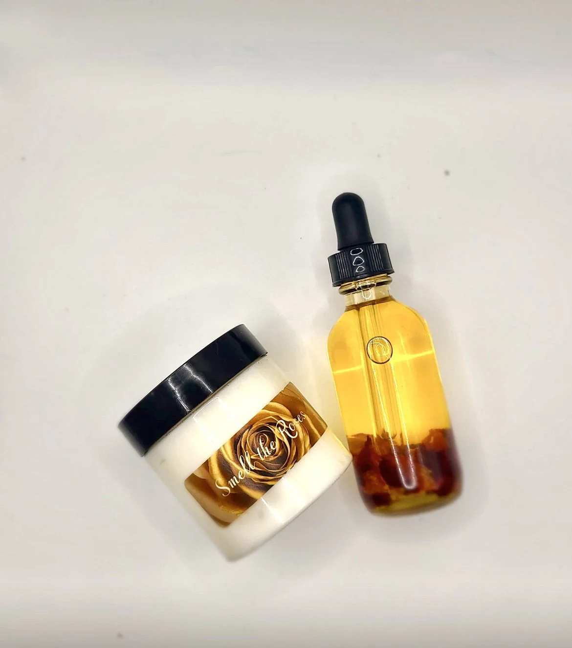 Natural Infused Body Oil and Shea Body Butter Bundle