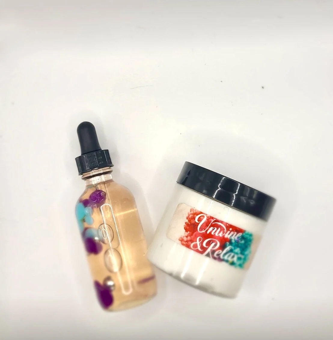 Natural Infused Body Oil and Shea Body Butter Bundle