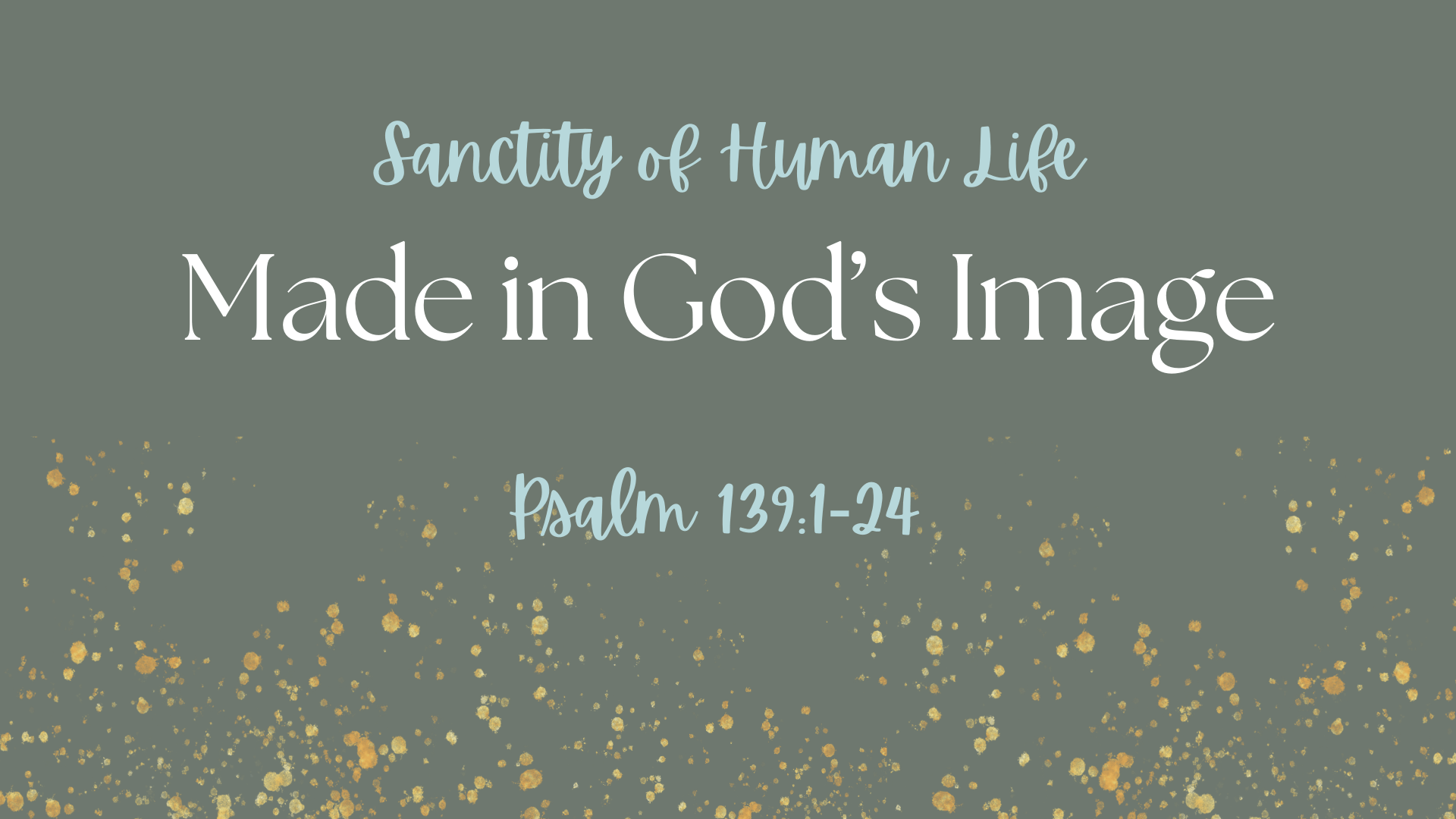 Made in God’s Image