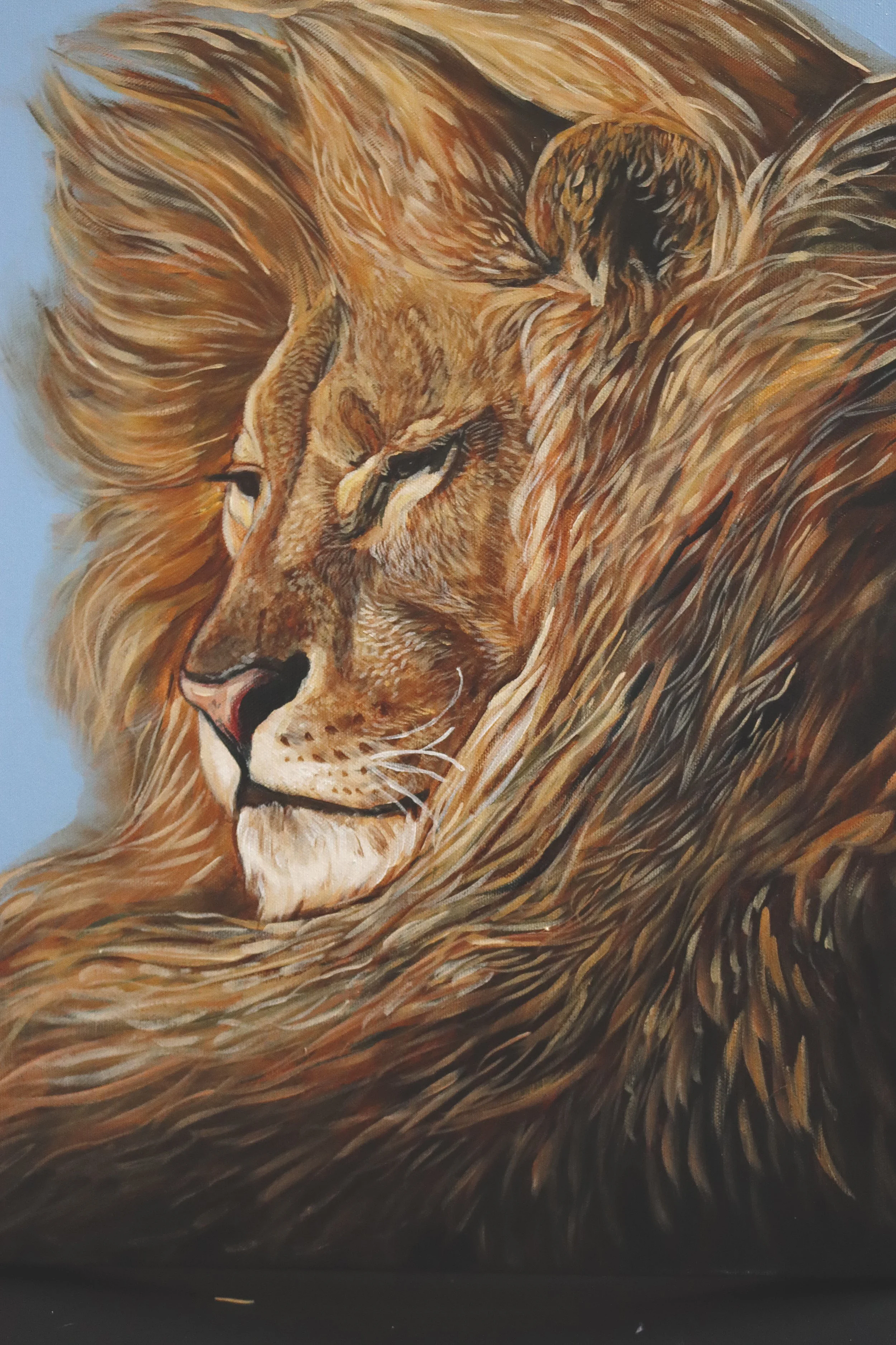 "Hero" 
16" x 20" 
Acrylic on Gallery Canvas
Enquire to purchase. 
Available June 1st, 2026