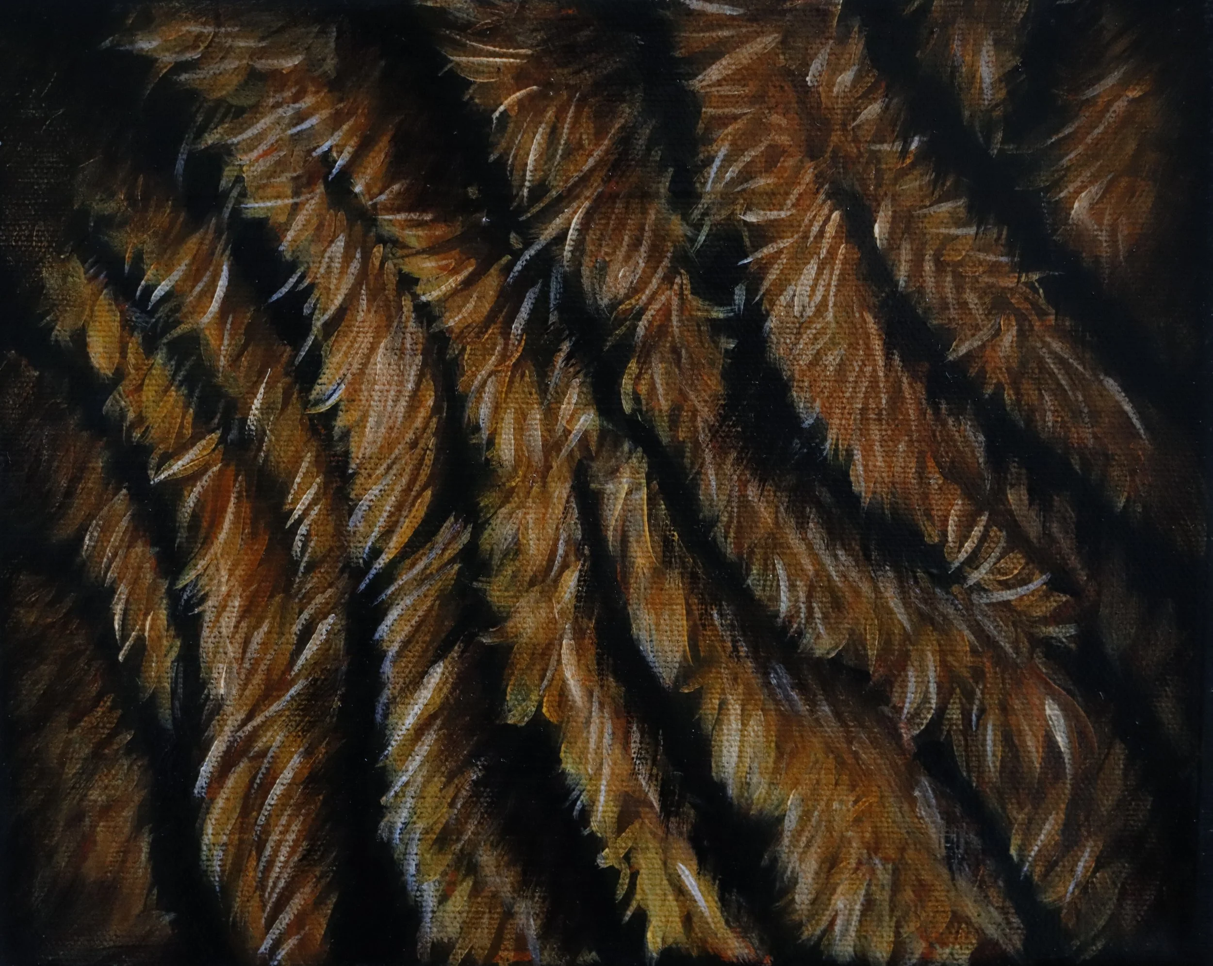 "Fur 2" 
10" x 8" 
Acrylic on Gallery Canvas
Enquire to purchase. 
Available June 1st, 2026