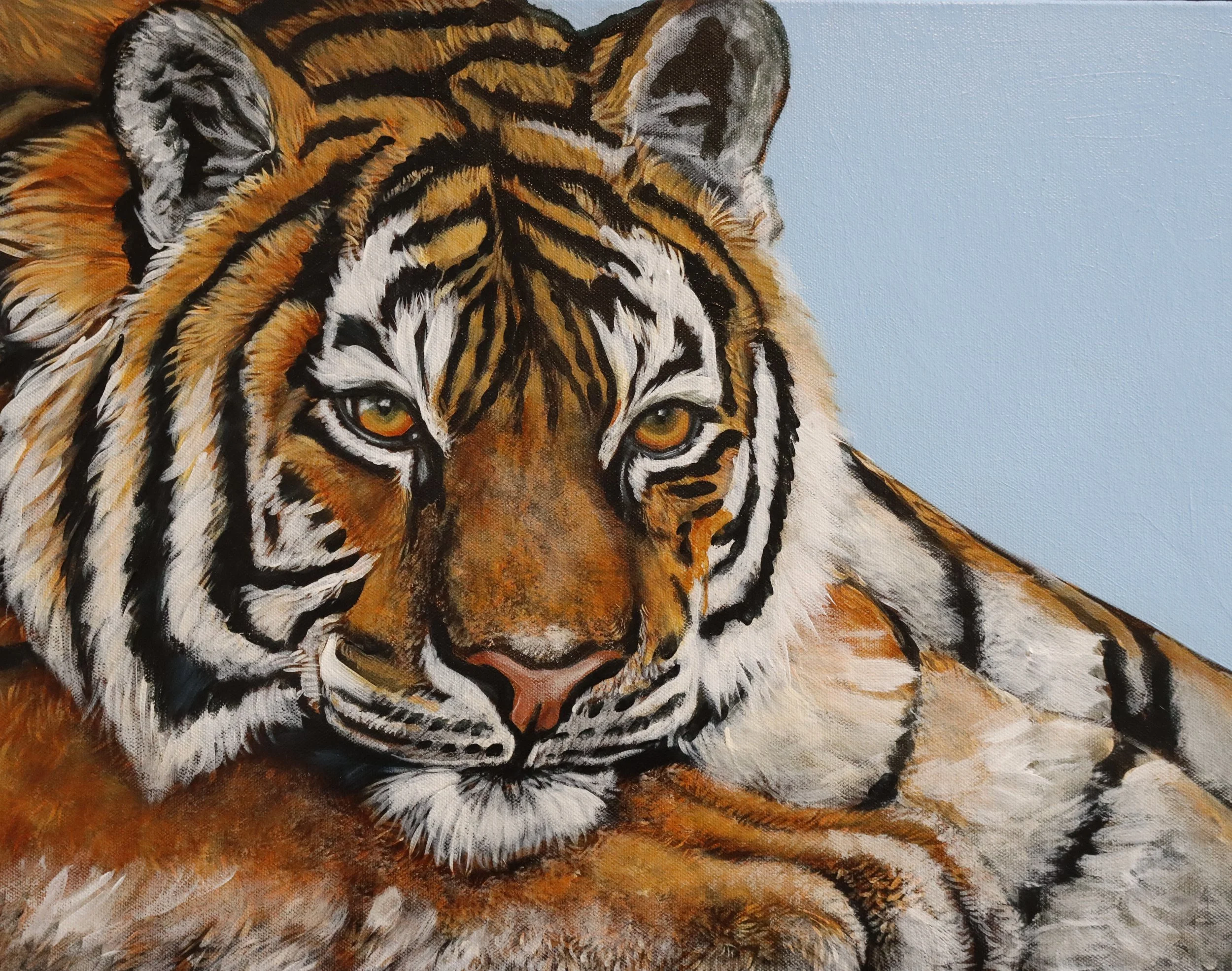 "Fluff Bug" 
20" x 16" 
Acrylic on Gallery Canvas
Enquire to purchase. 
Available June 1st, 2026