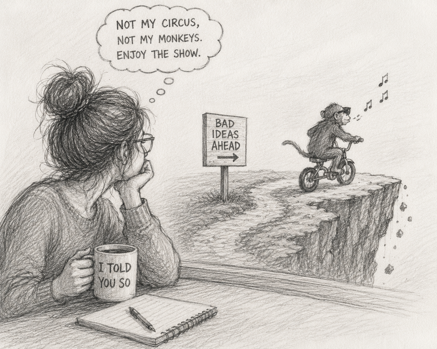 Standing at the Edge of the Cliff: Don’t Say I Didn’t Tell You So…