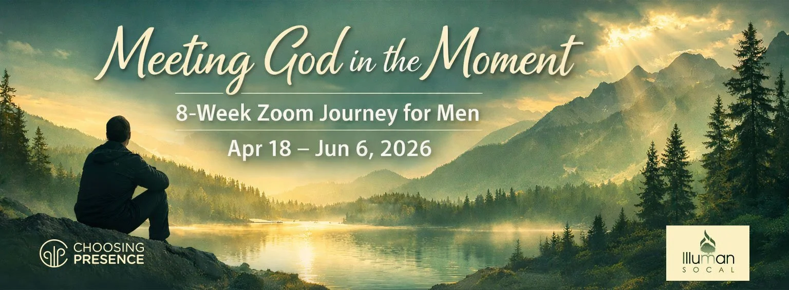Meeting God in the Moment - Event Banner