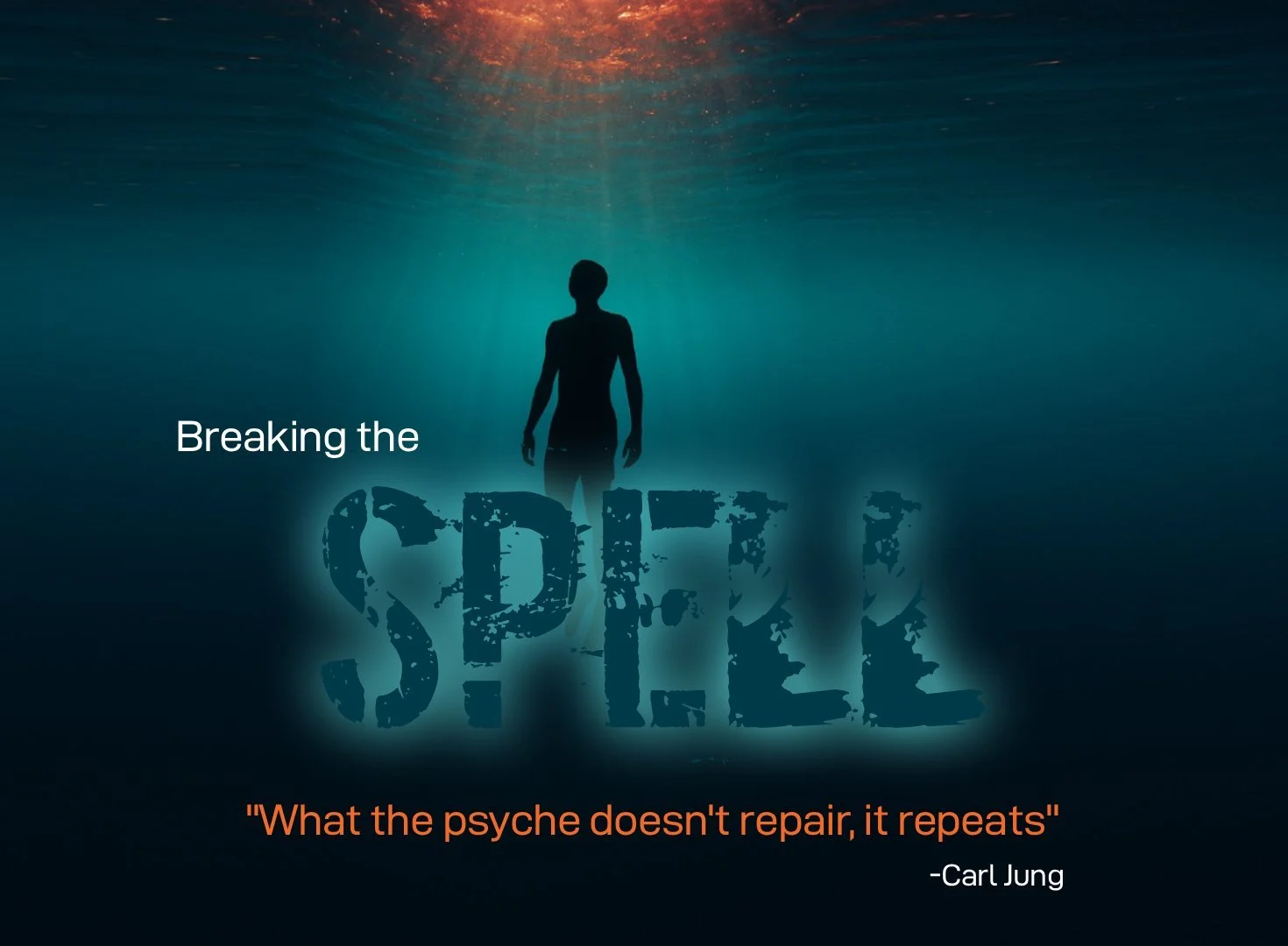 breaking the spell, man under water