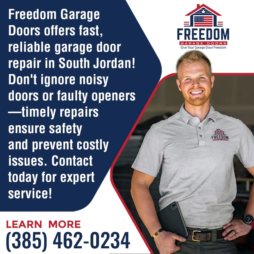 Freedom Garage Doors offers fast and reliable garage door repair in South Jordan.