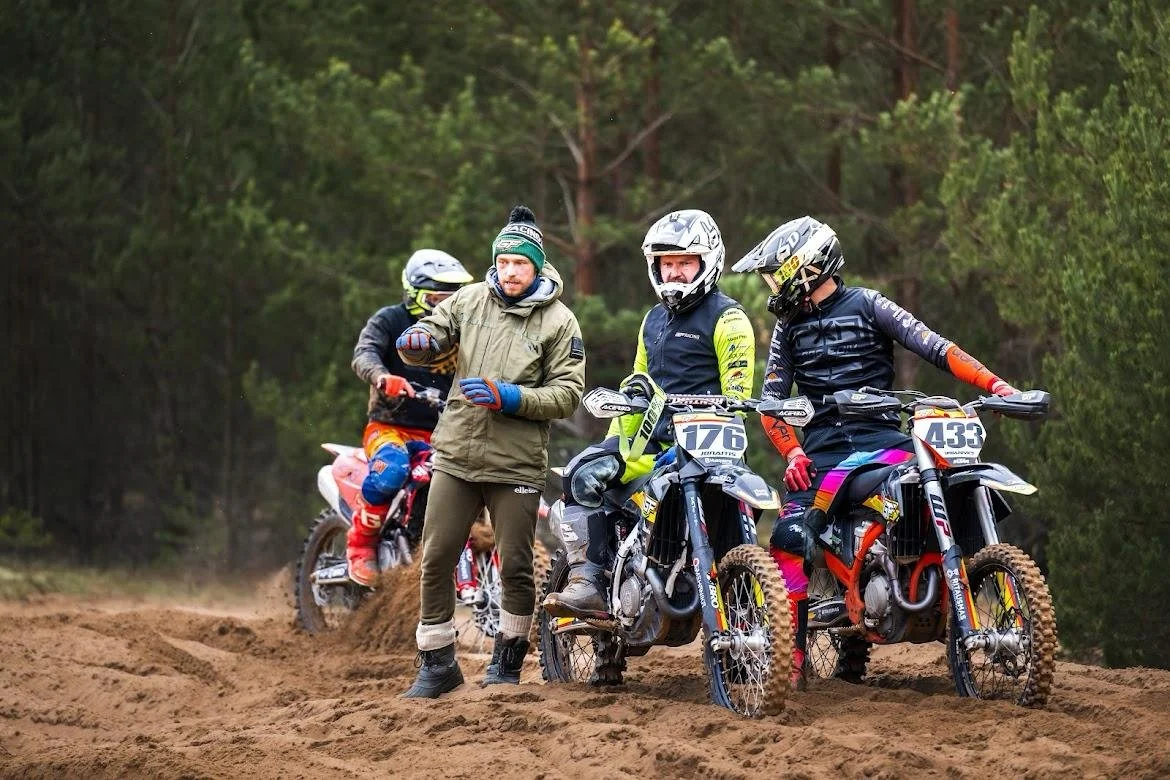 GF Racing riders off season sand training