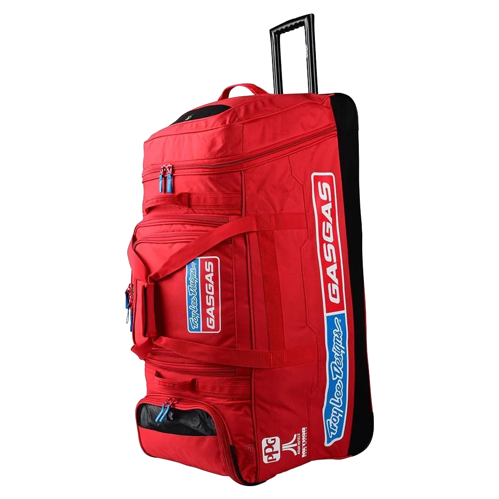 Troy Lee Designs Team GASGAS Meridian Wheeled Gear Bag - Red